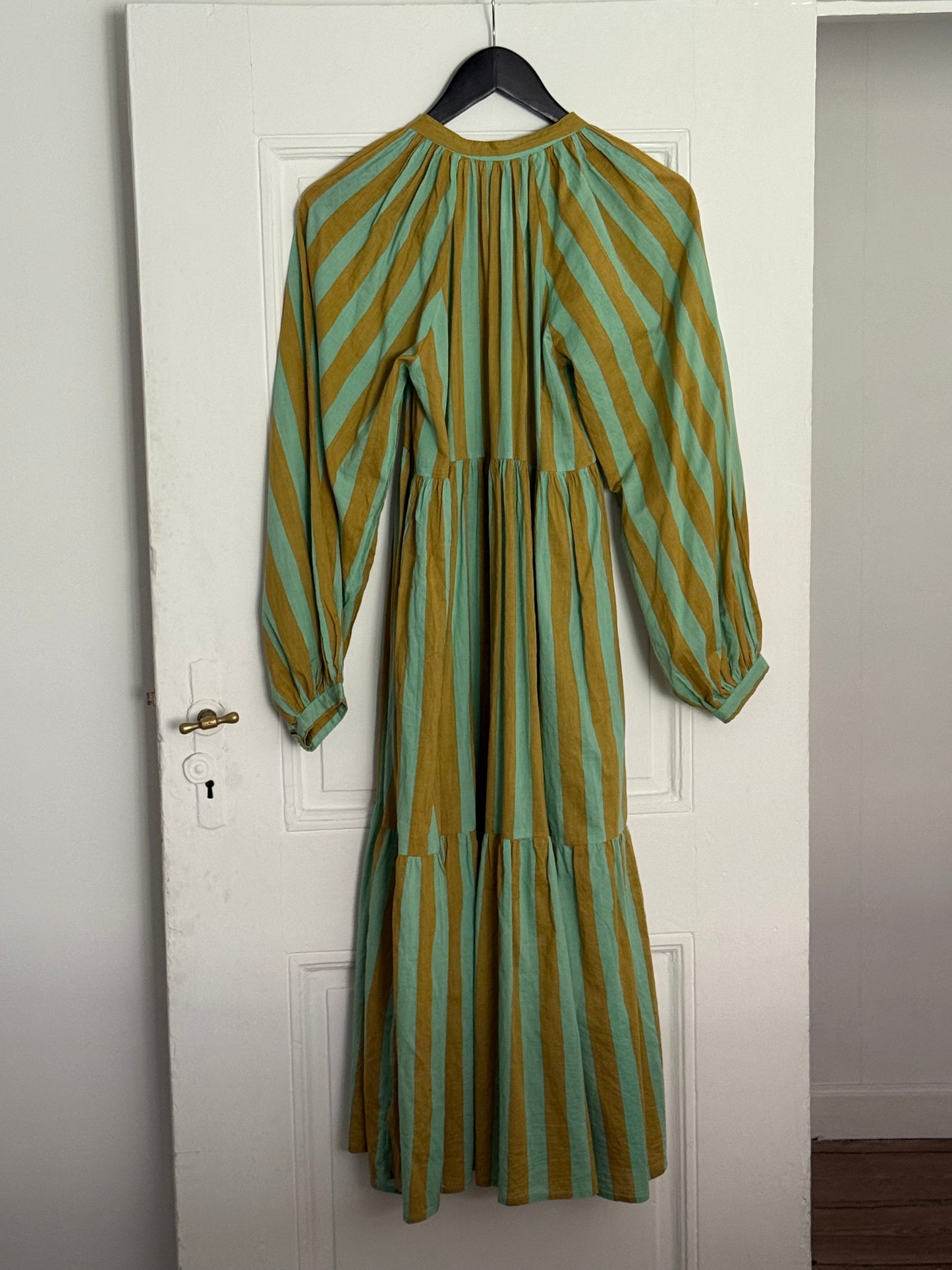 Matta Striped A-Line Maxi Dress