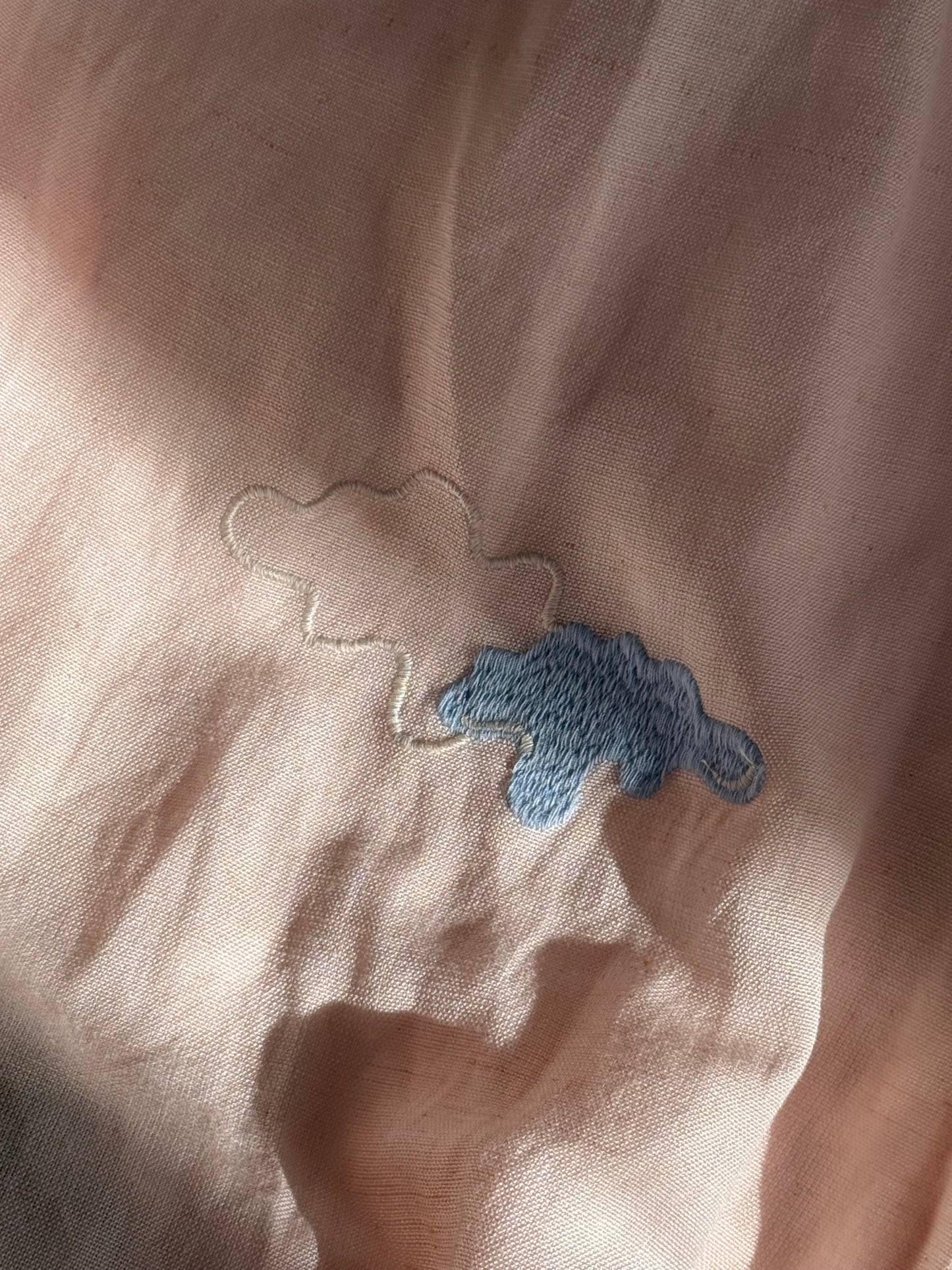 Helmstedt Pink Embroidered Linen-Blend Maxi Dress