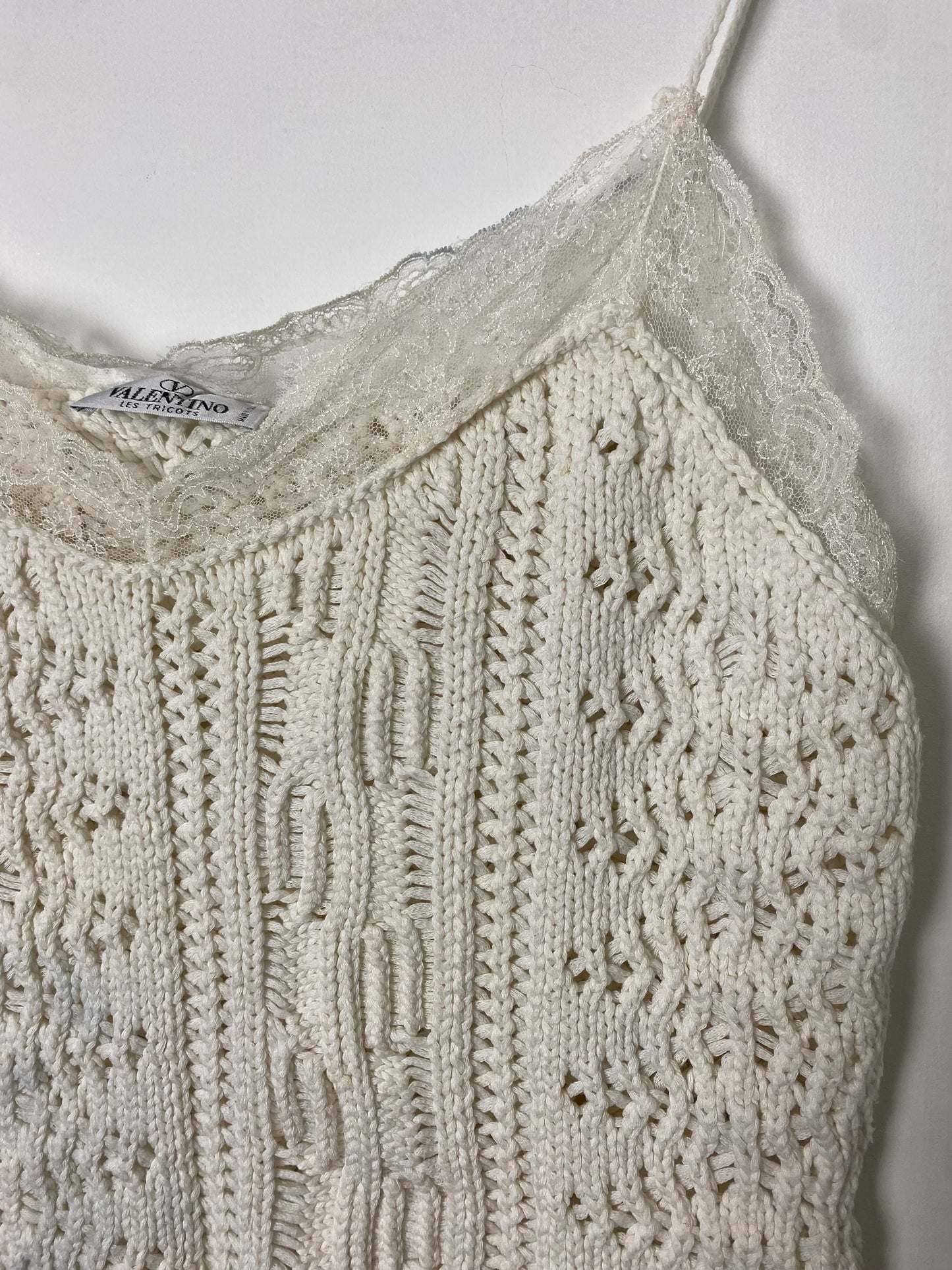 Vintage Valentino Top With Lace