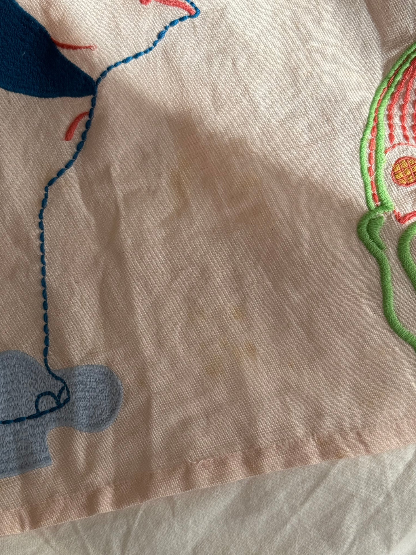 Helmstedt Pink Embroidered Linen-Blend Maxi Dress
