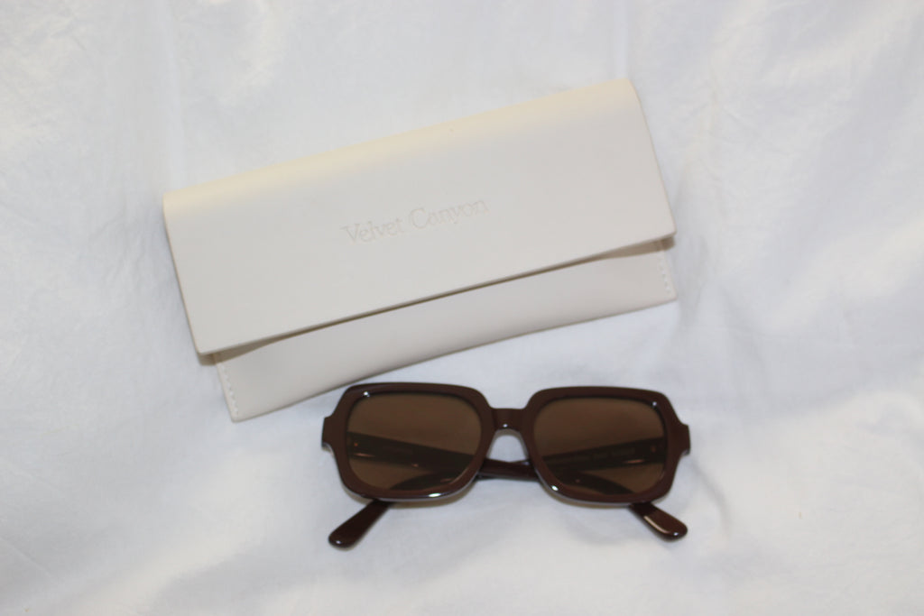 Brown Velvet Canyon Sunglasses
