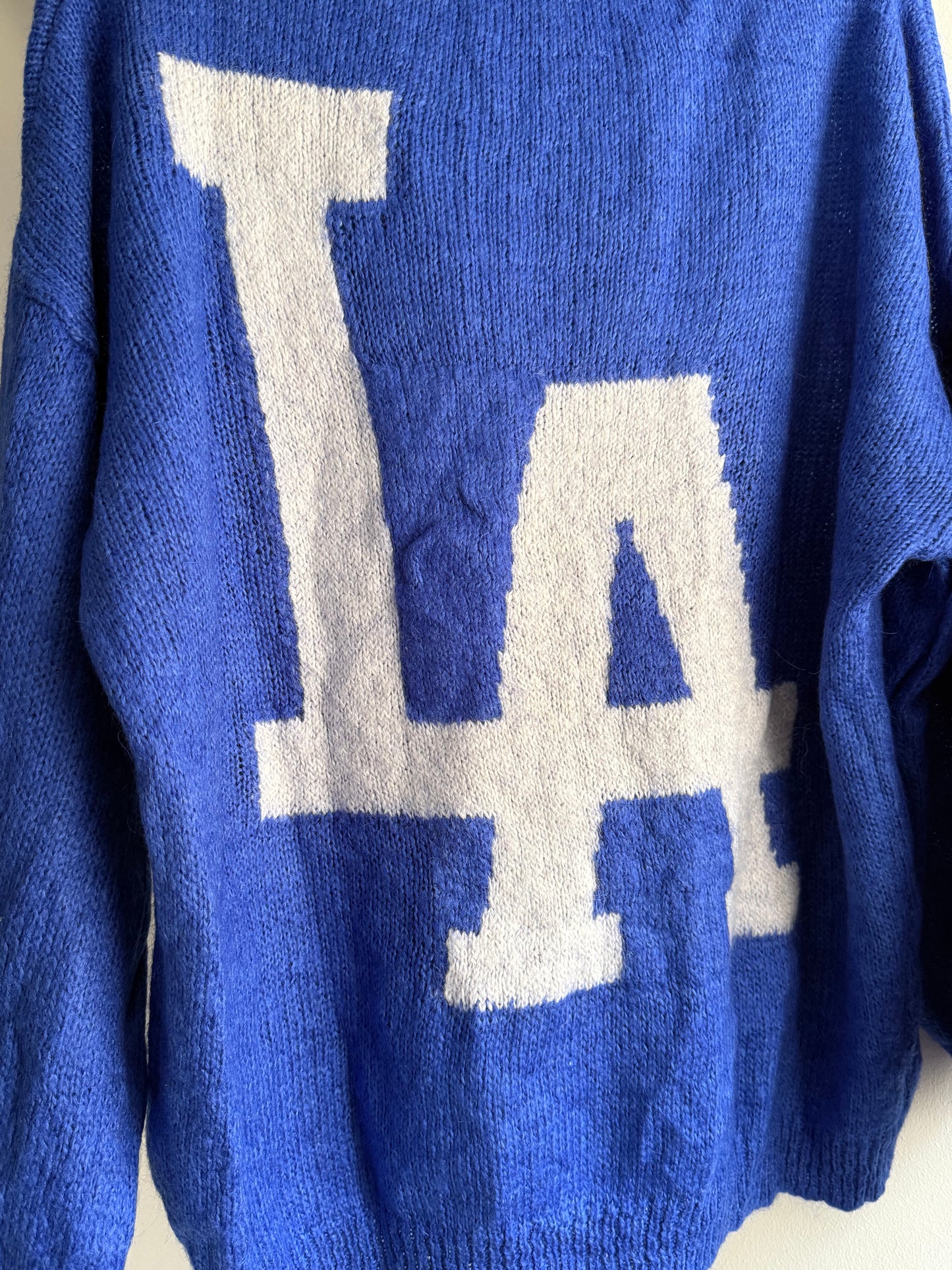 Vintage Blue LA Sweater Mohair Blend Sweater