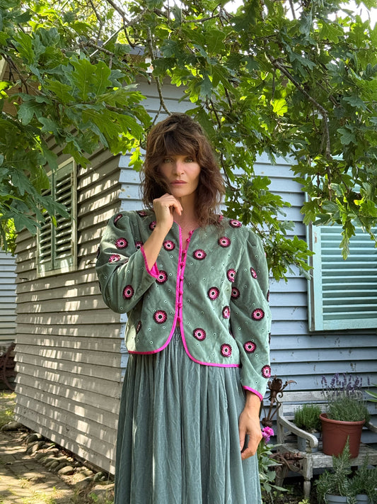 Caro Edition Velvet Sequins Jacket