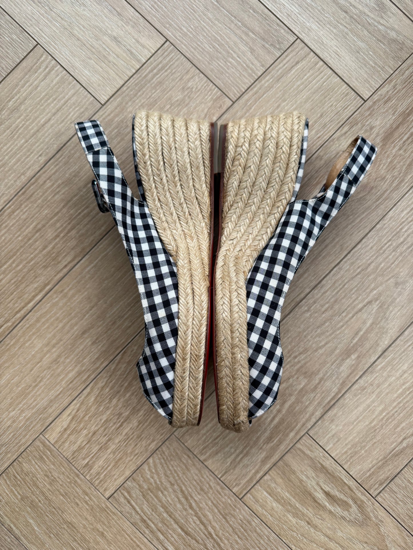 Christian Louboutin Espadrillas in Black and White