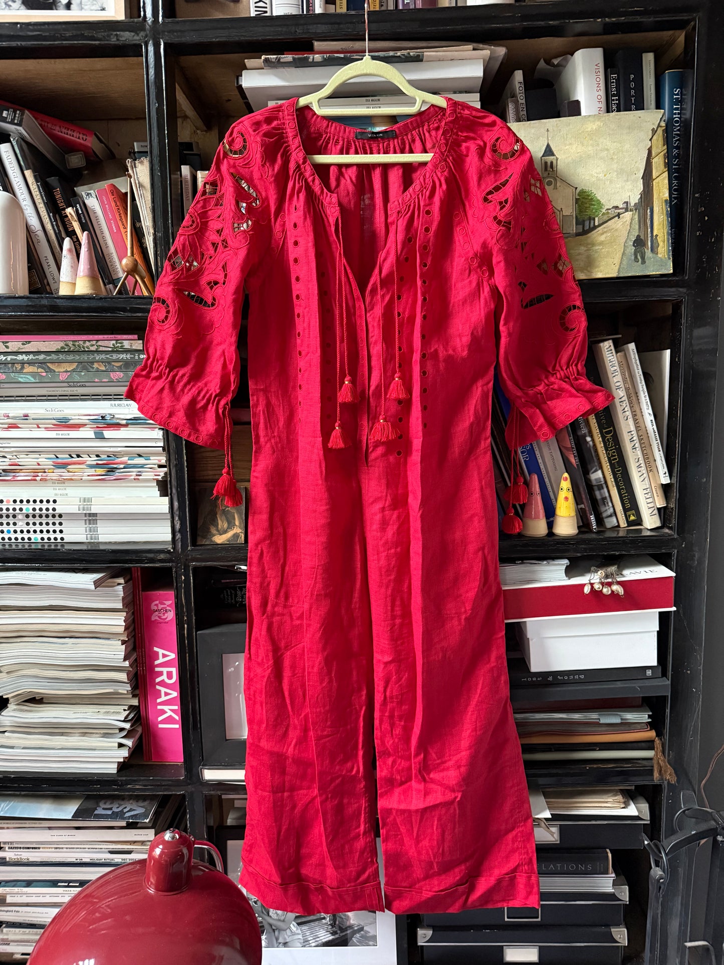 Vita Kin Red Tassel Jumpsuit