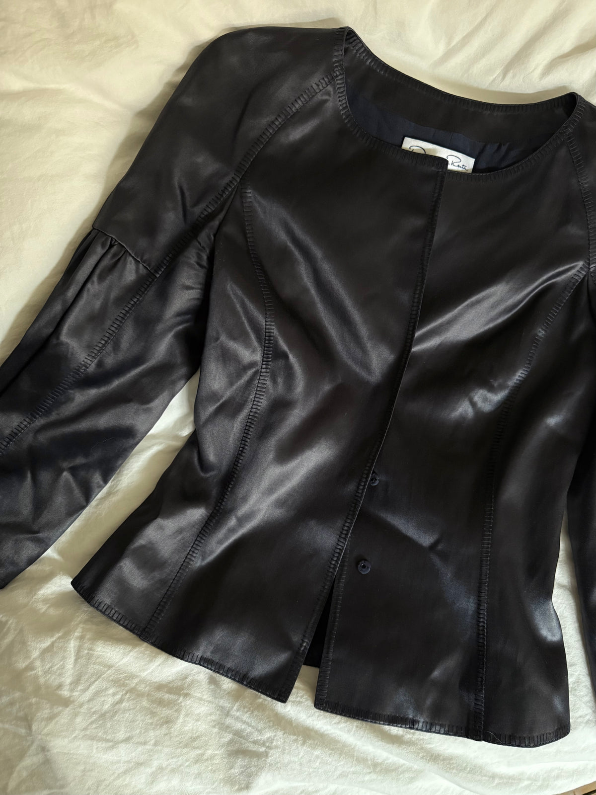 Oscar de la Renta Silk Jacket