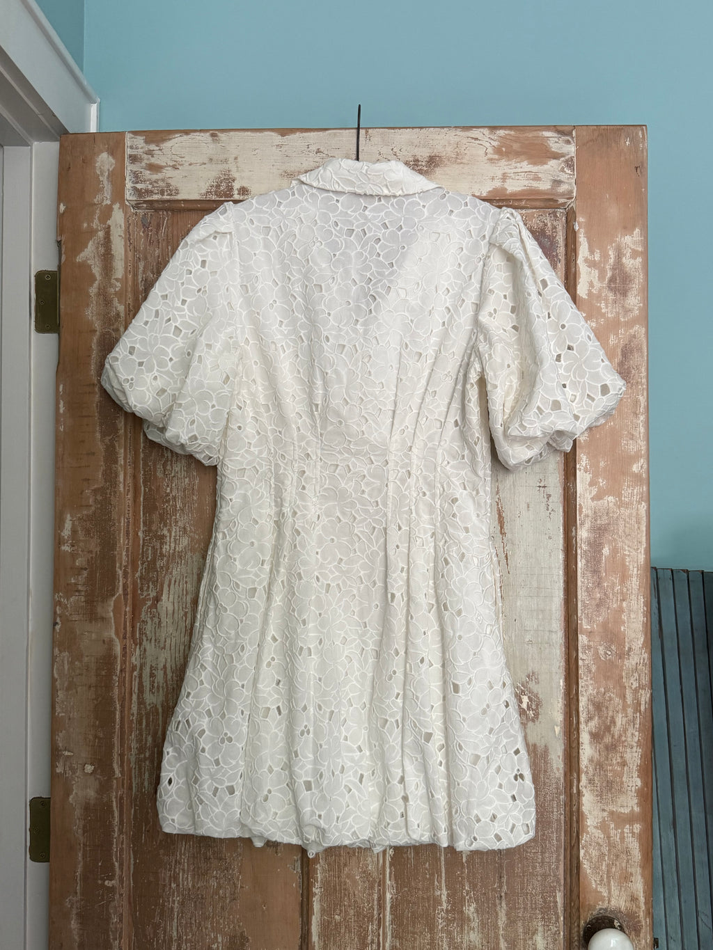 Simkhai Lace Collared Mini Dress