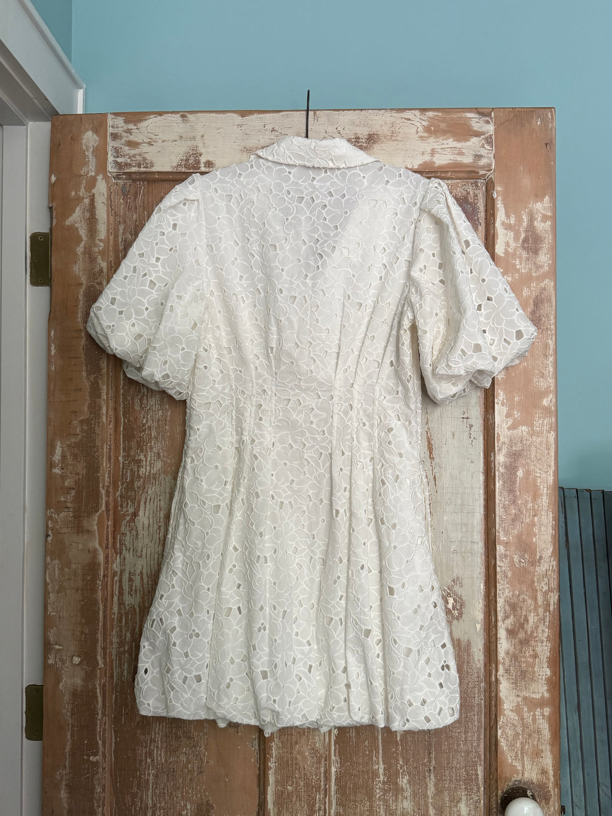 Simkhai Lace Collared Mini Dress