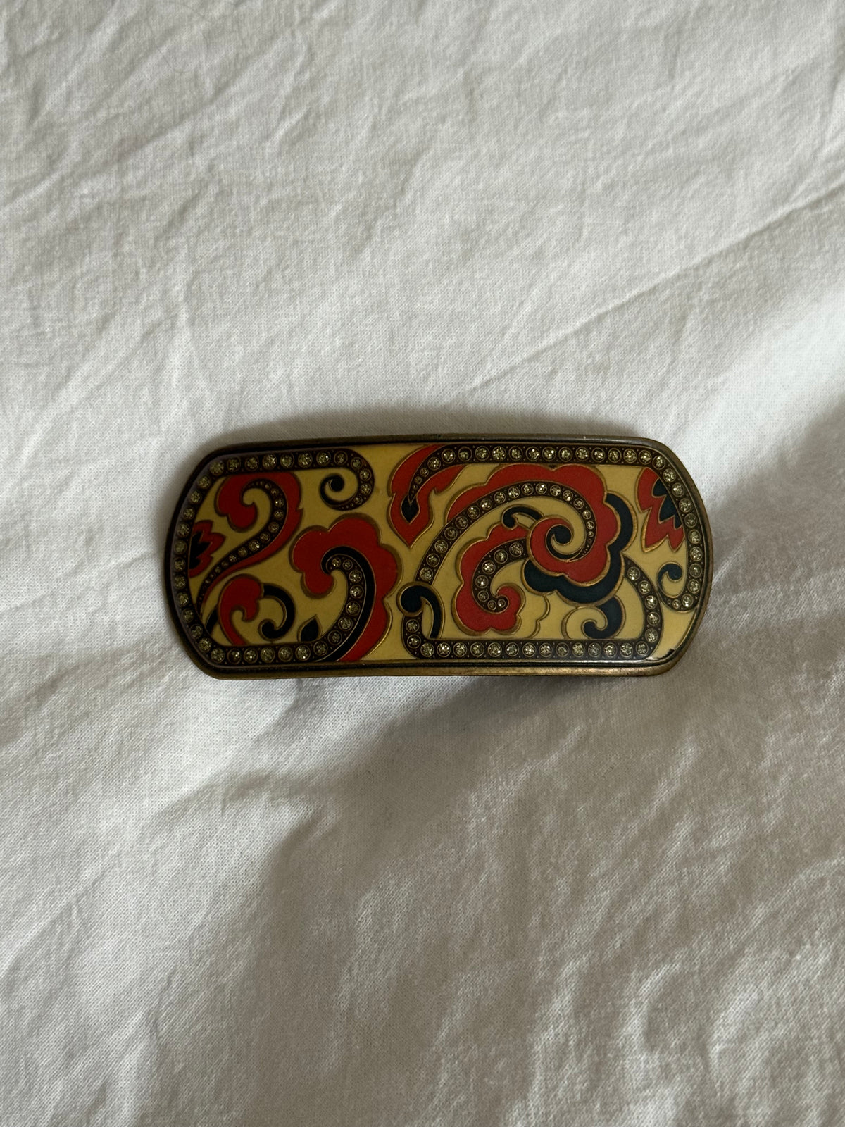 Vintage Barette in Burnt Colors