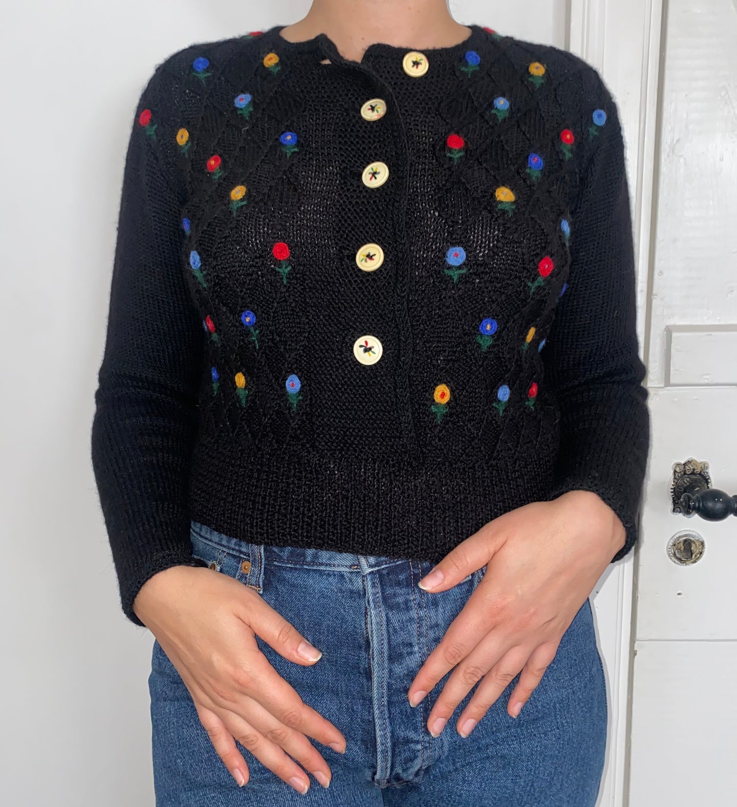 Vintage Flower Knit