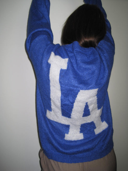 Vintage Blue LA Sweater Mohair Blend Sweater