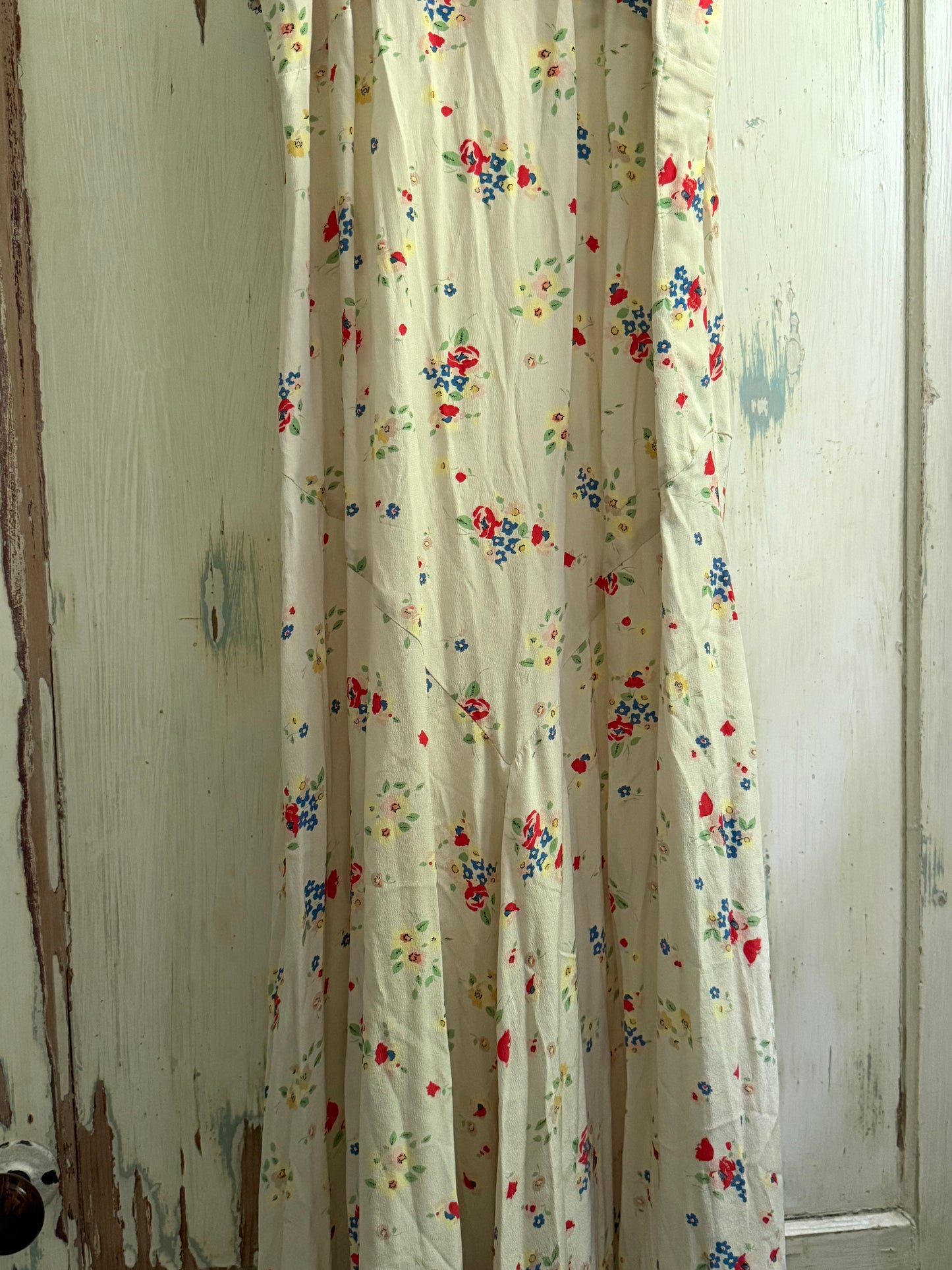 DÔEN 3D Floral Silk Maxi Dress