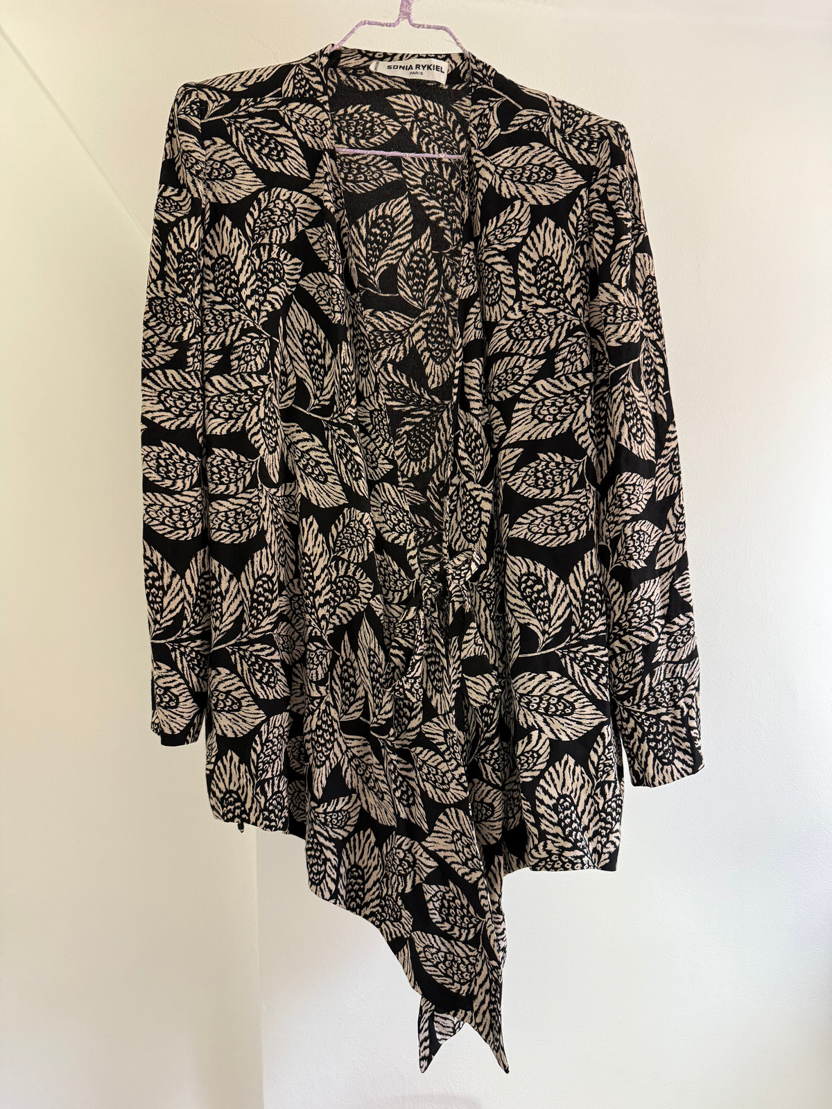 Rare Vintage Sonia Rykiel Set with Leaf Pattern