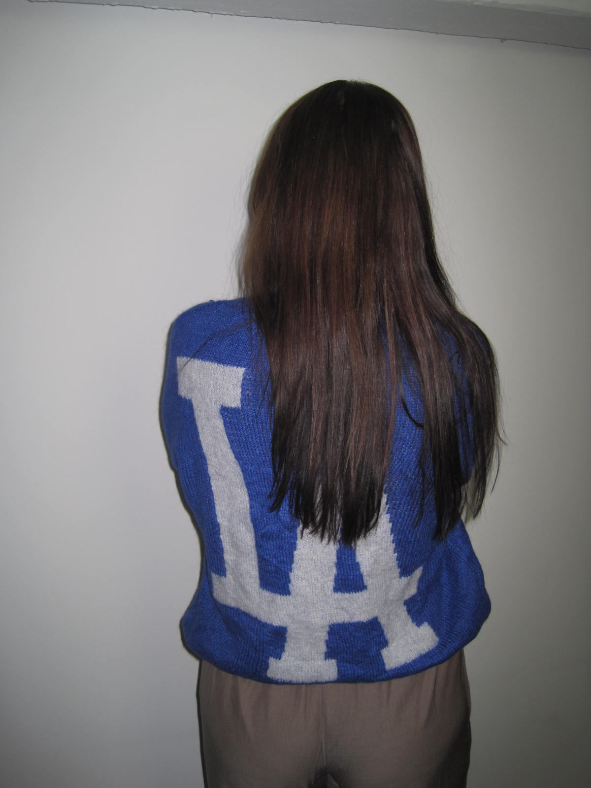 Vintage Blue LA Sweater Mohair Blend Sweater