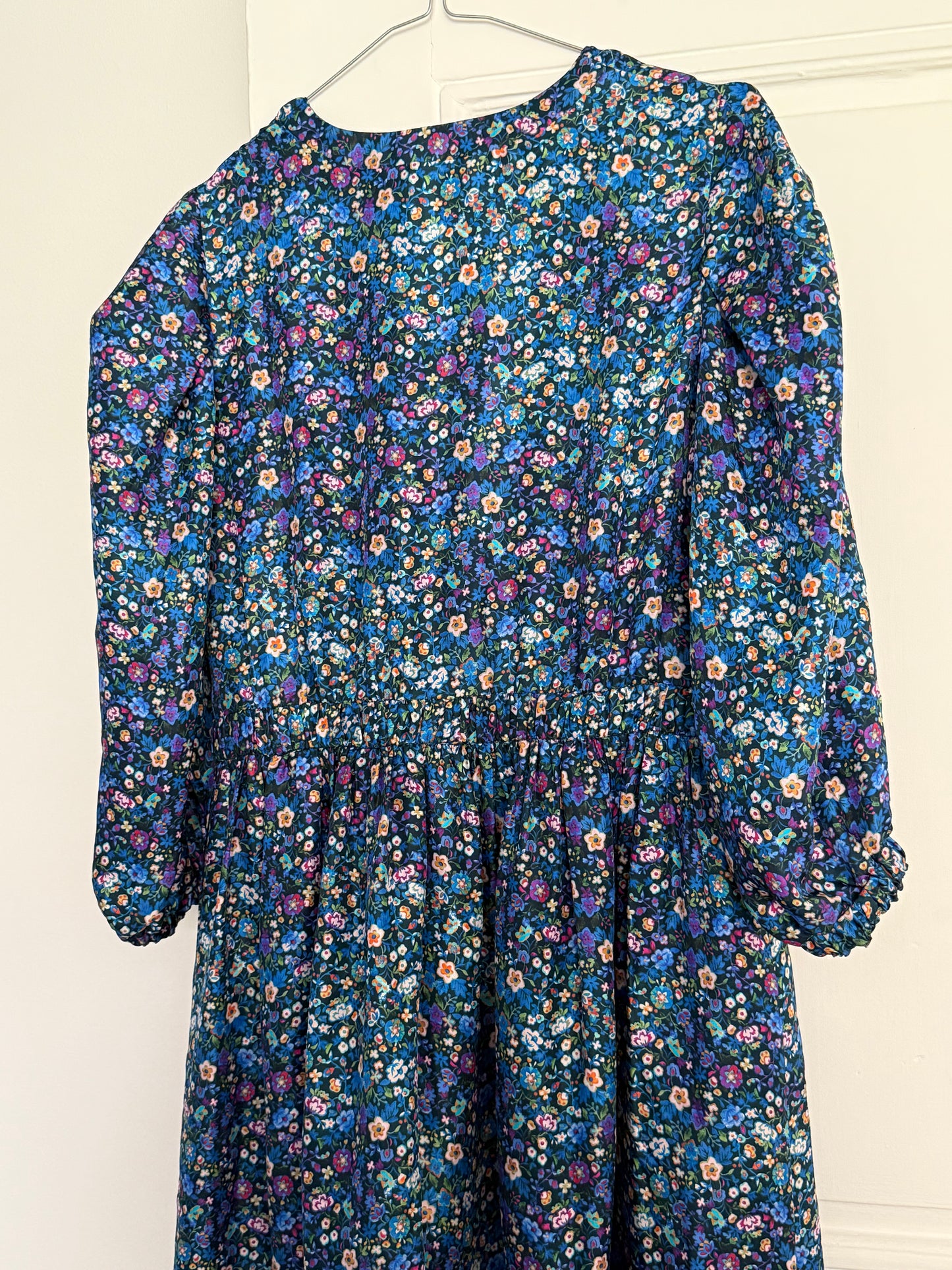 Sandro Blue Floral Dress