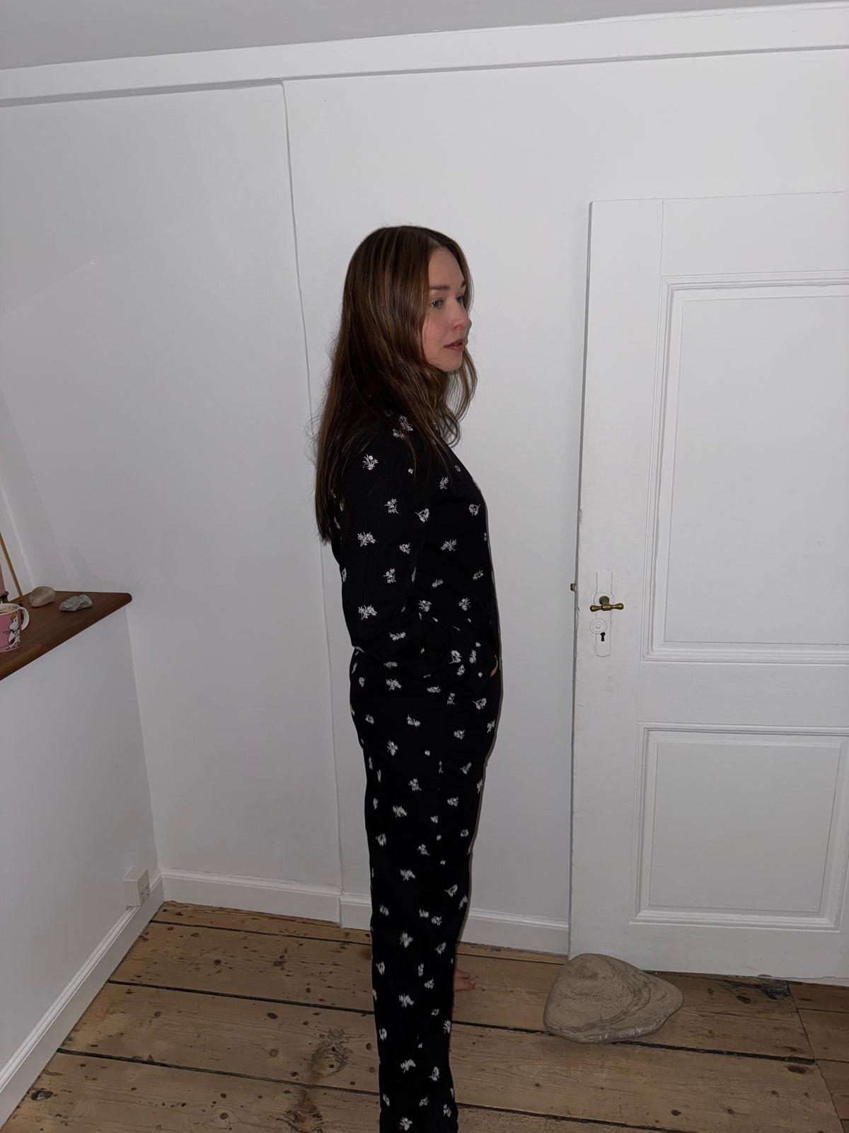 BATSHEVA Embroidered Flower Jumpsuit
