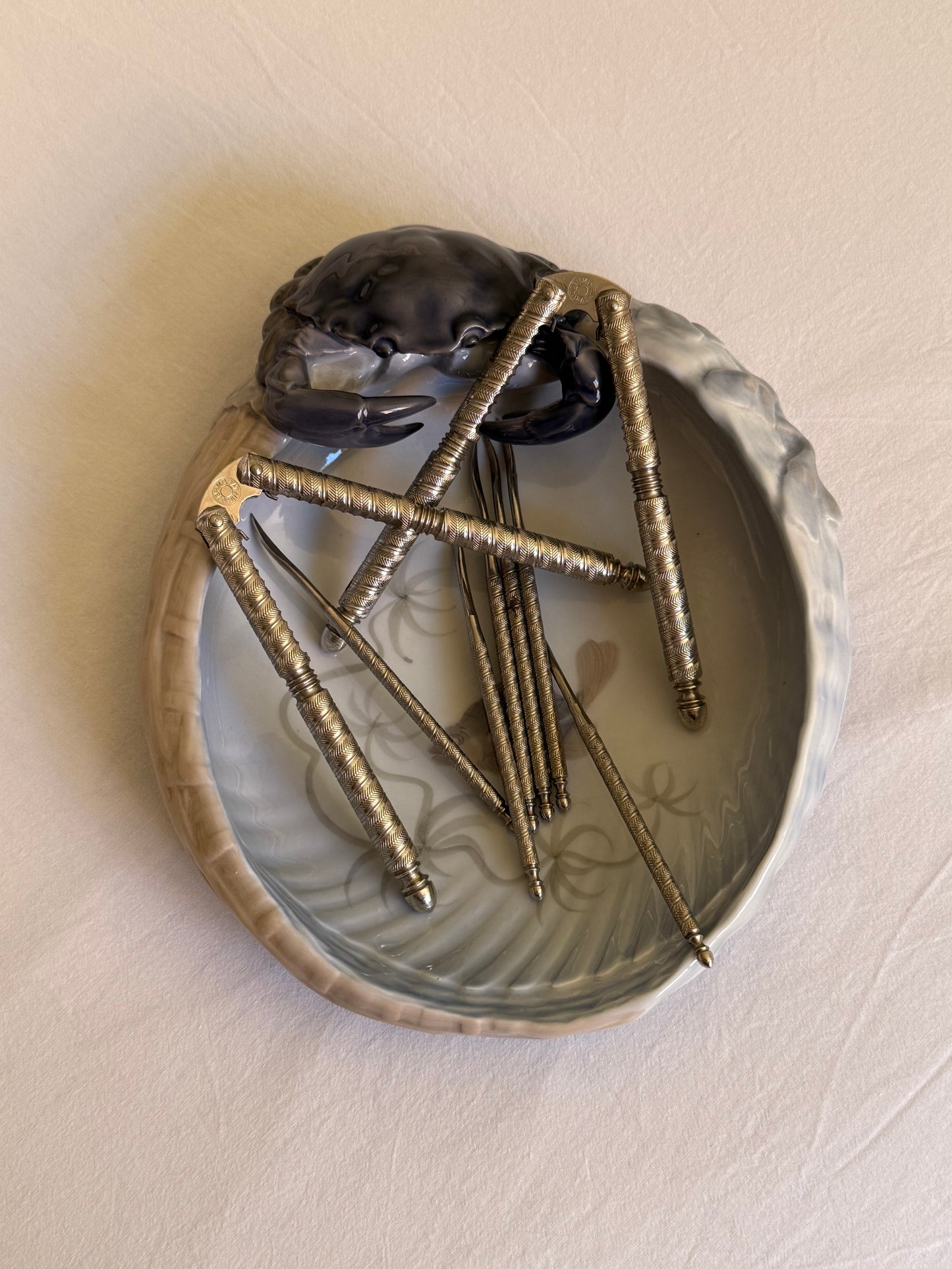 Vintage Seafood Tool Set in Original Box
