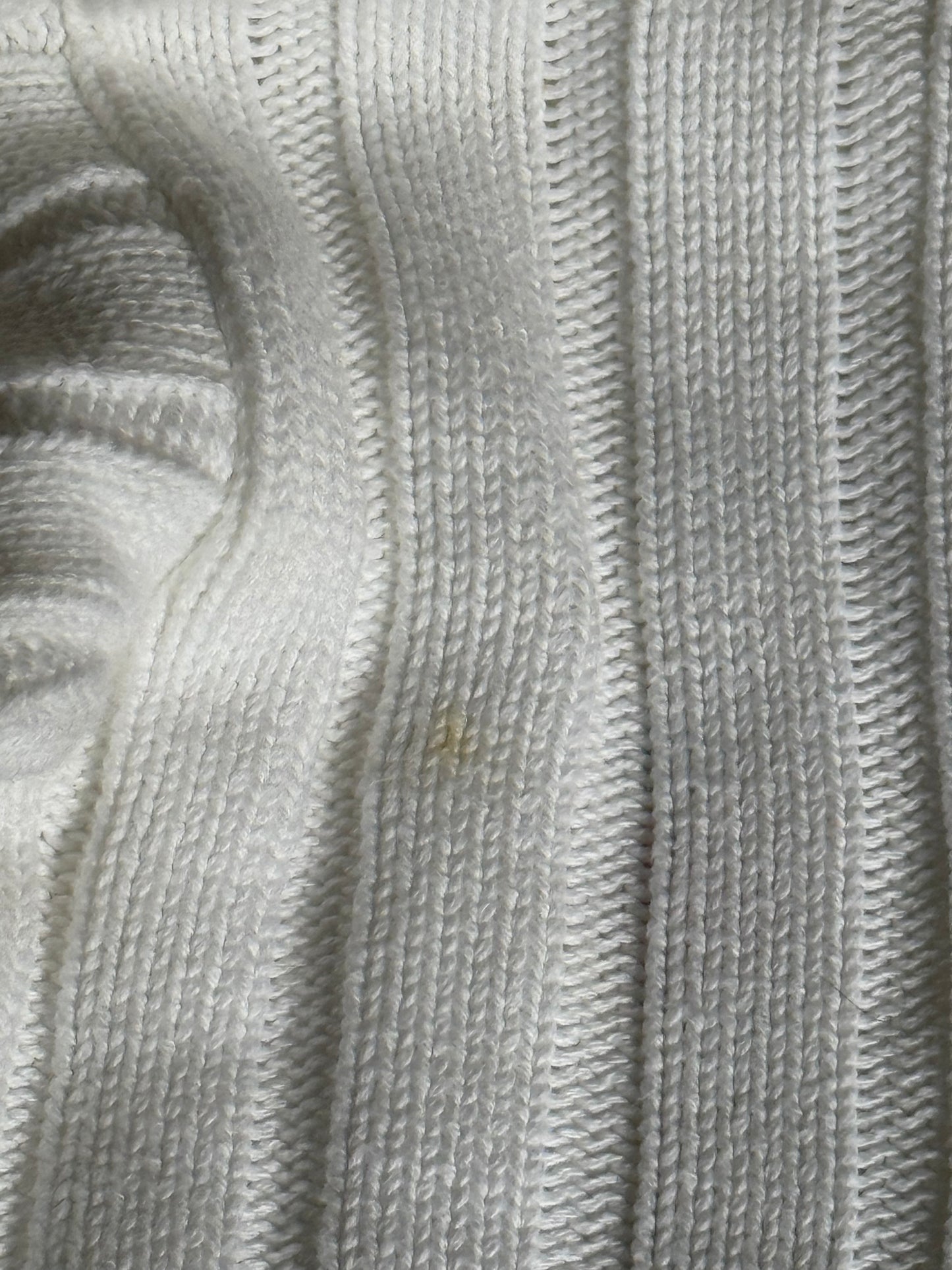 Vintage Baby Cardigan with Small Embroidered Flowers