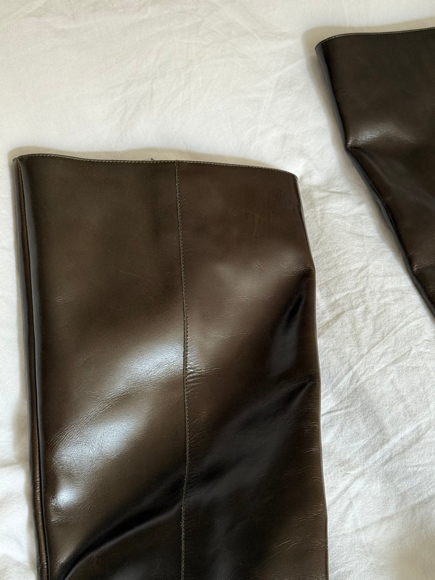 Rabens Saloner Knee High Leather Boots