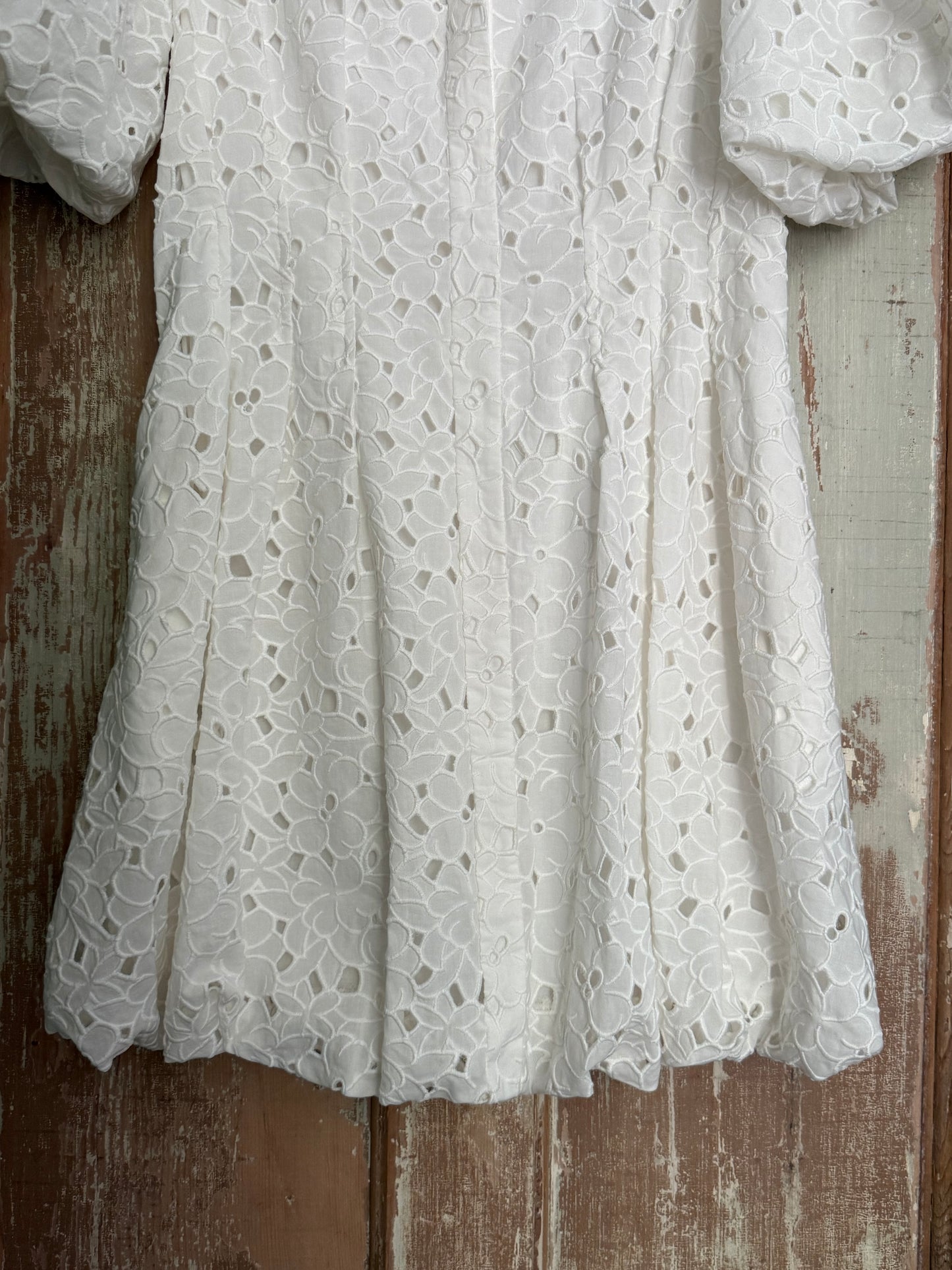 Simkhai Lace Collared Mini Dress