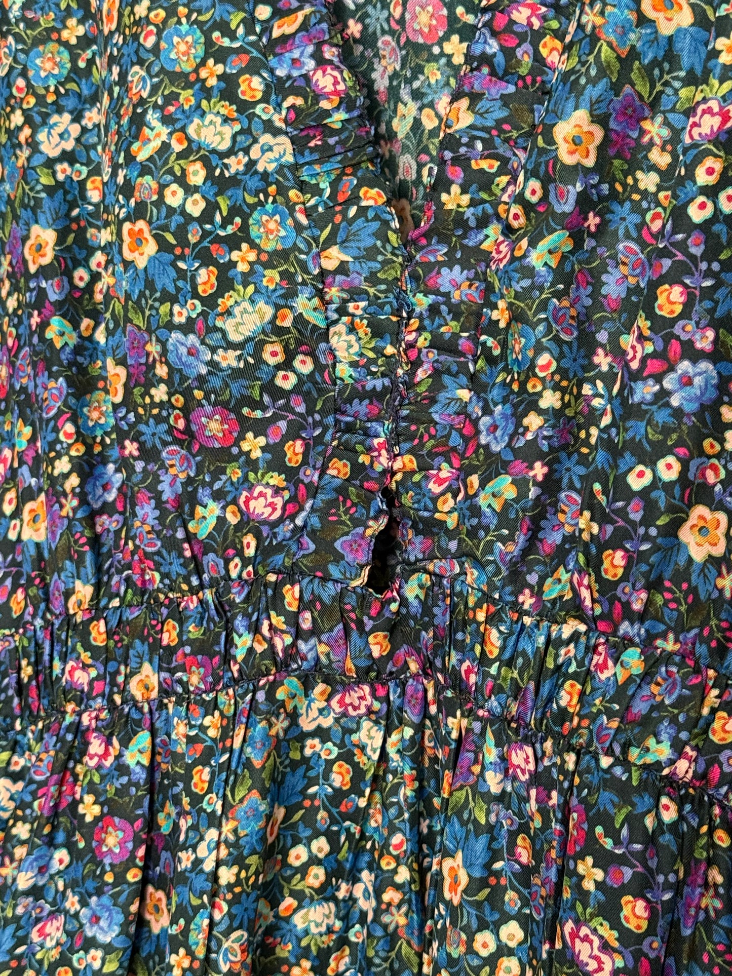 Sandro Blue Floral Dress