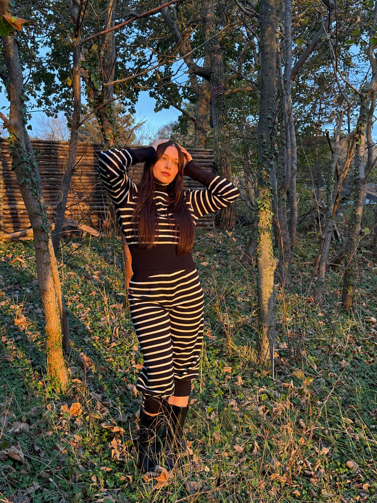 Rare Marc Jacobs Striped Virgin Wool Sweater and Capri Trousers