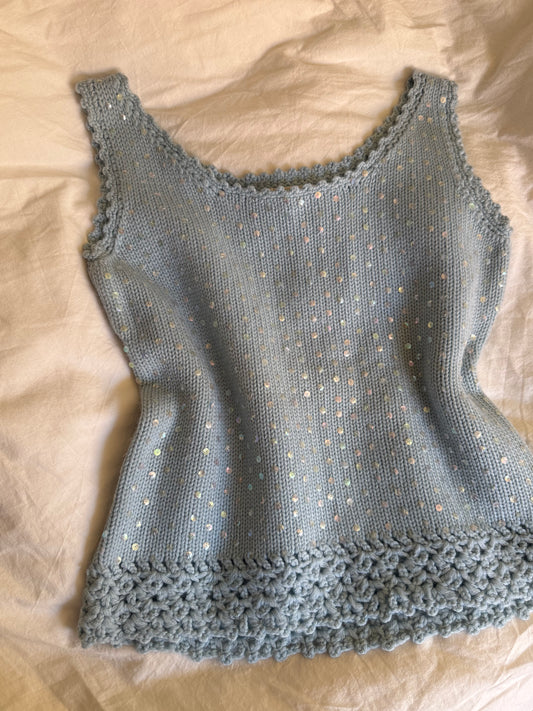 Vintage Hong Kong Mohair Knit Tank