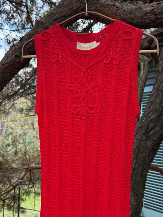 Carolina K x Helena C Red Lima Dress