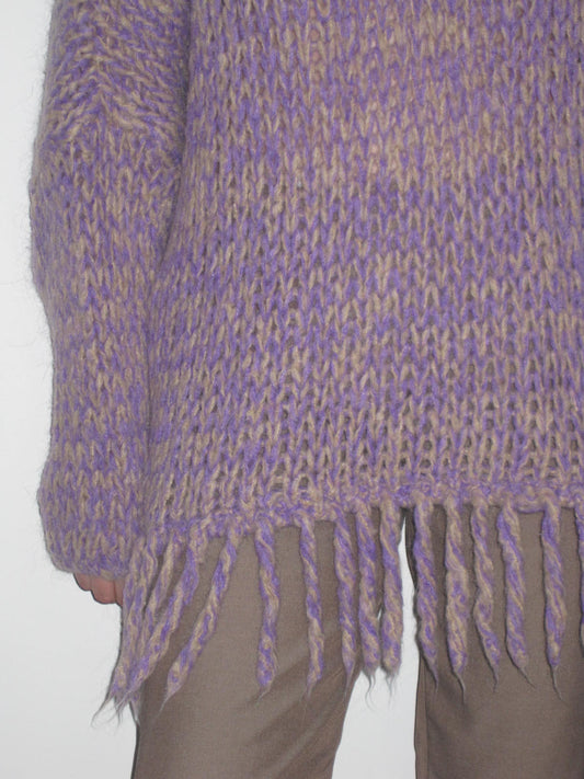 Vintage Purple Mohair Blend Sweater
