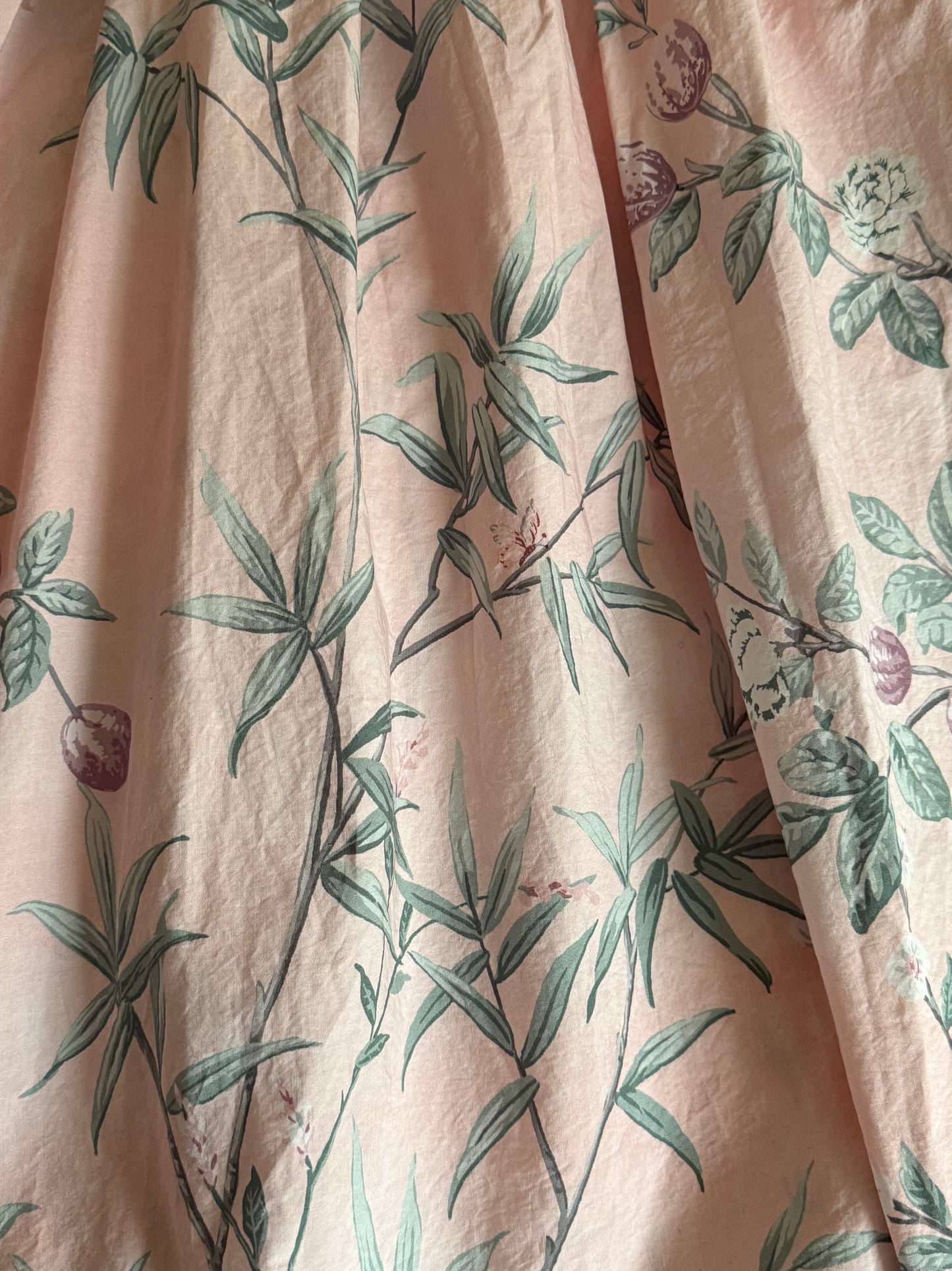 BATSHEVA X LAURA ASHLEY Midi Dress with Flower and Butterfly Pattern