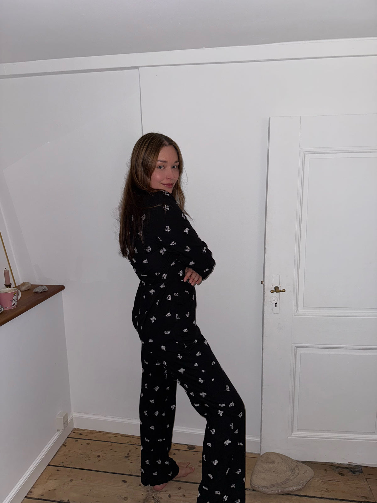 BATSHEVA Embroidered Flower Jumpsuit
