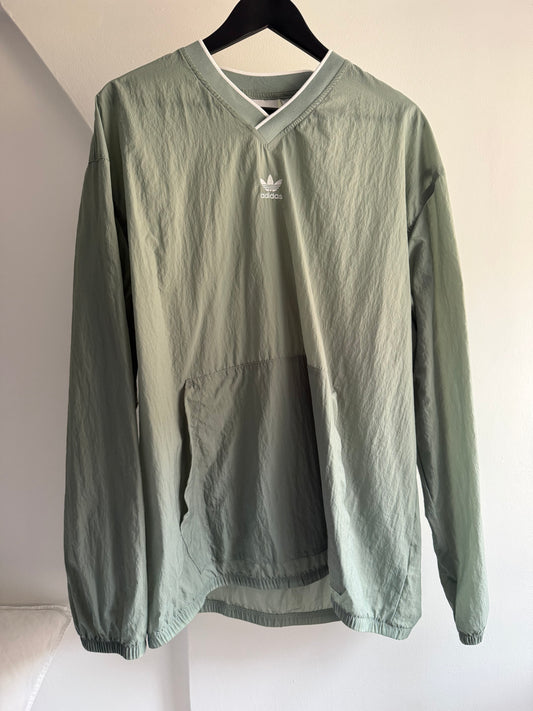 Adidas Originals Sage Green V Neck Pullover