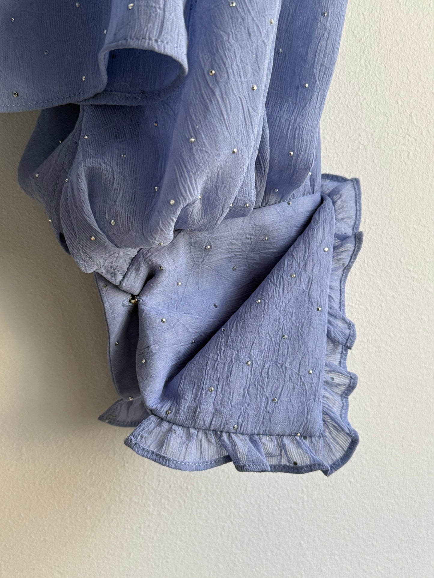 Hofmann Skyblue Blouse with Shimmer