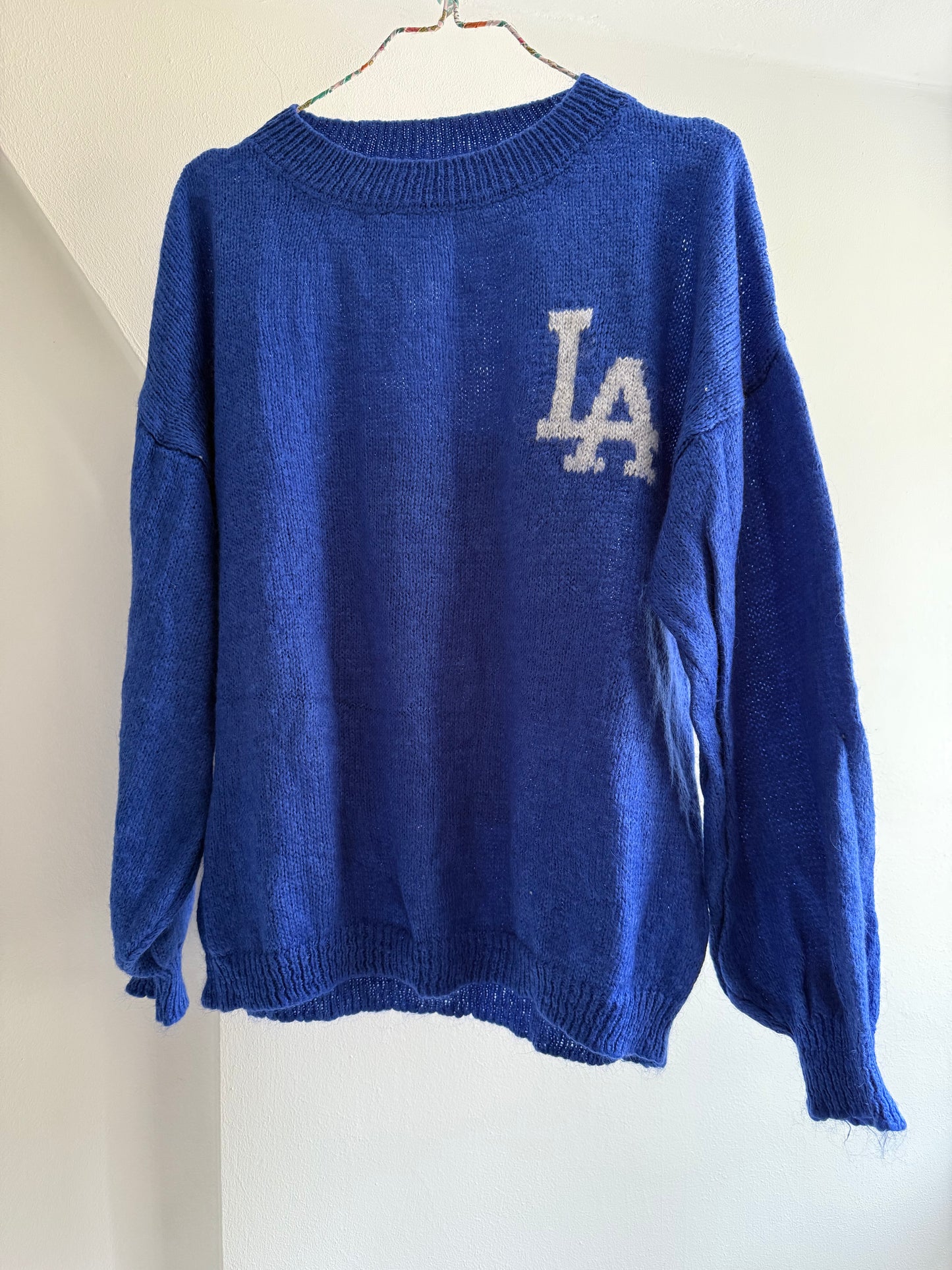 Vintage Blue LA Sweater Mohair Blend Sweater