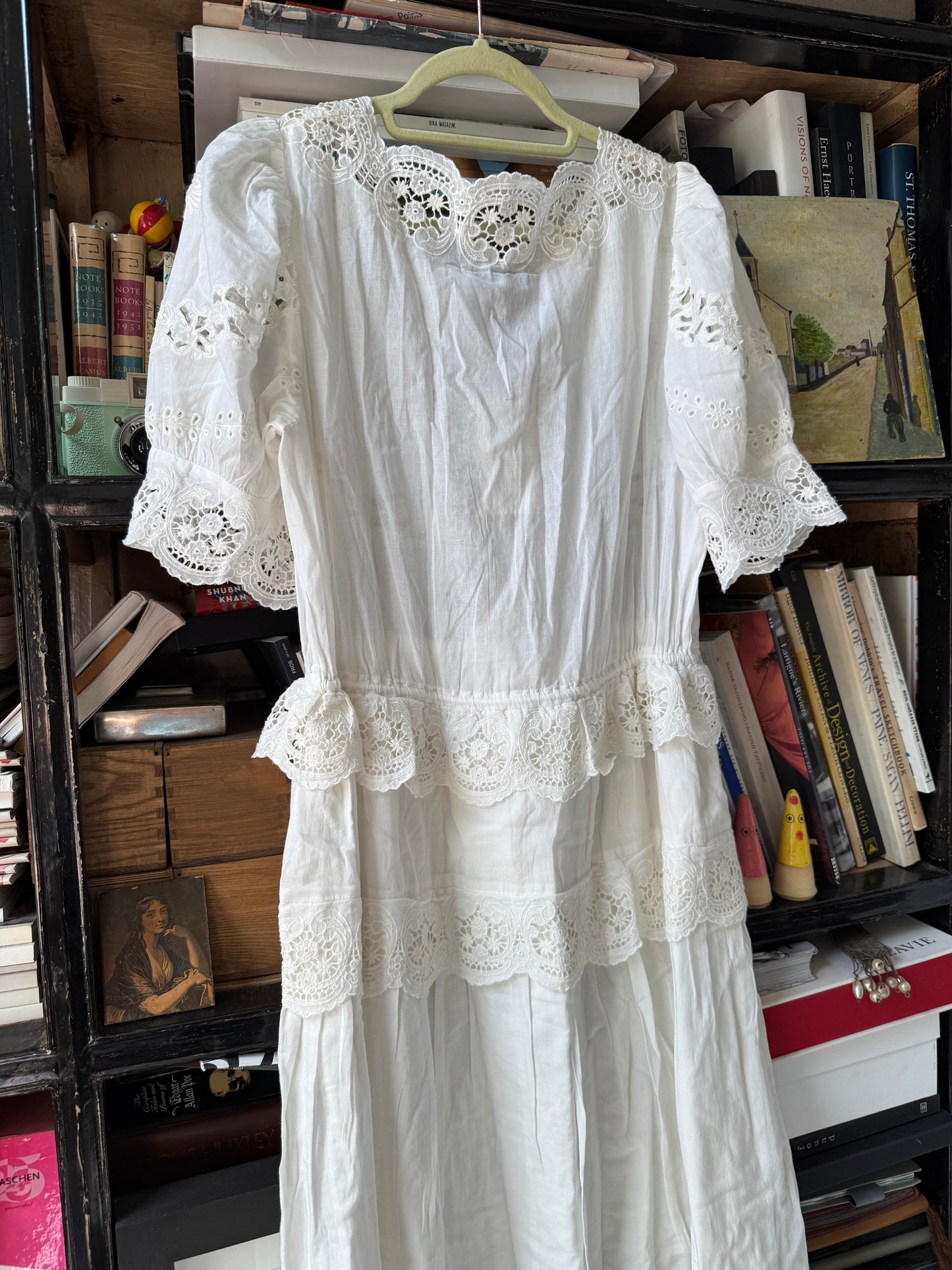 Sea New York Lace Tiered Midi Dress