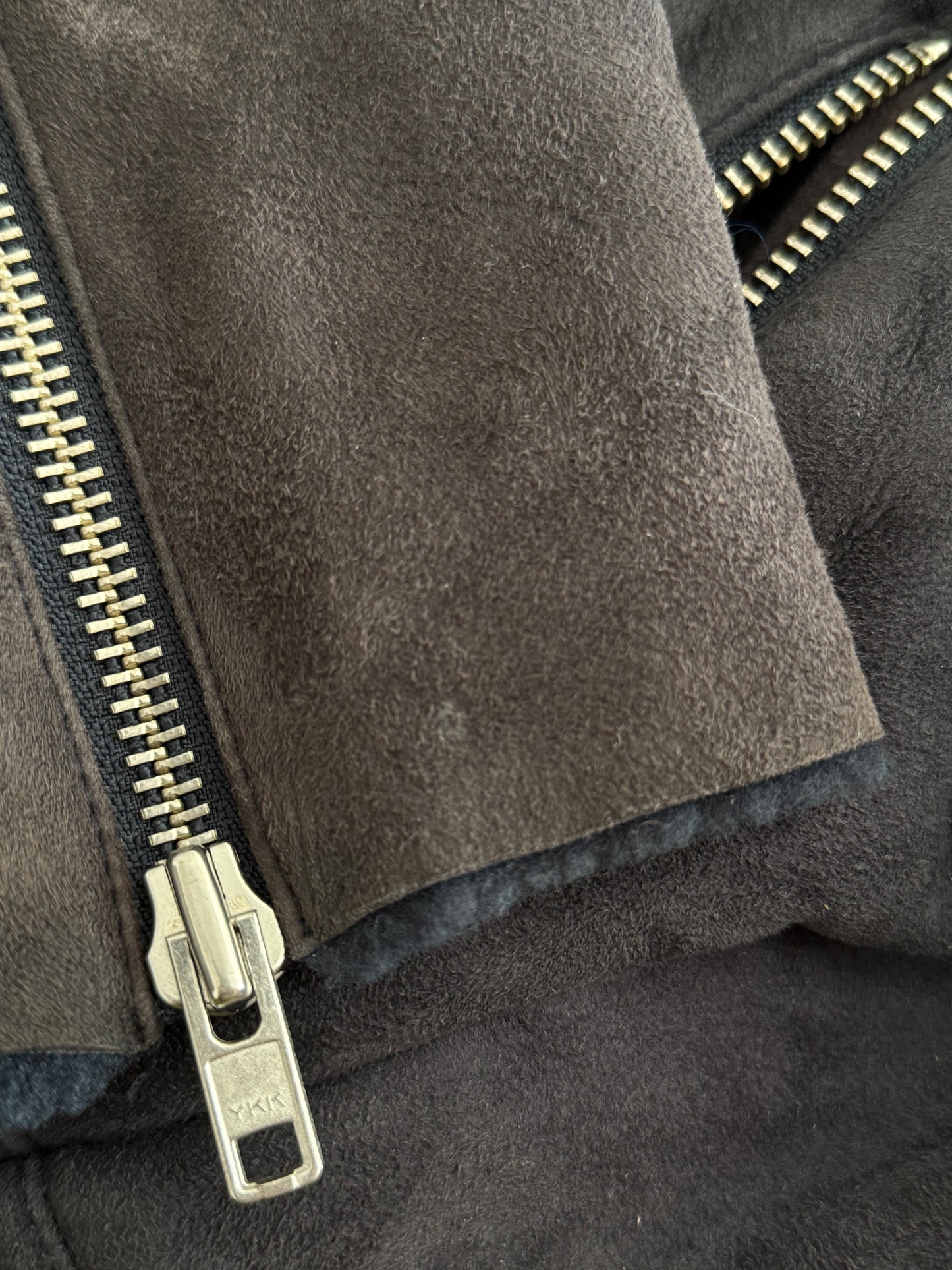 Won Hundred Suede Navy Blue Jacket