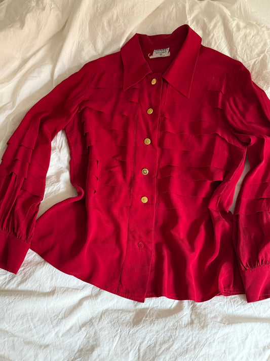 Chanel Classic Button-Up Blouse