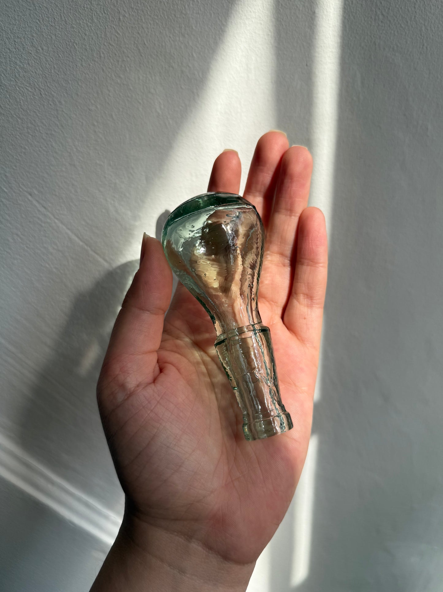 Vintage Glass Decanter with Stopper