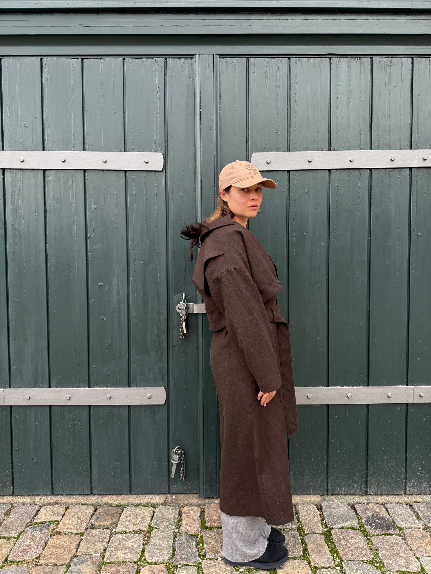 Gestuz Brown 2 Pieces Trenchcoat