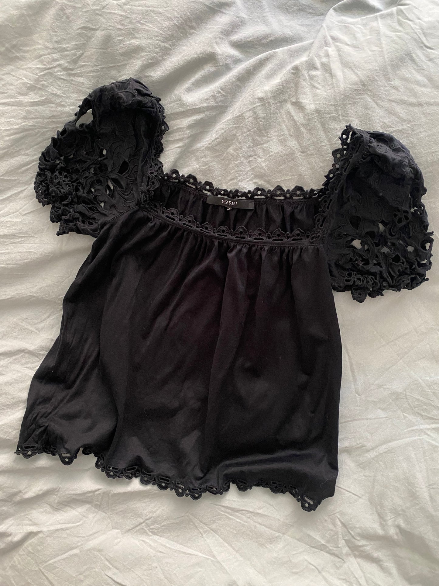 Vintage Gucci Lace Top