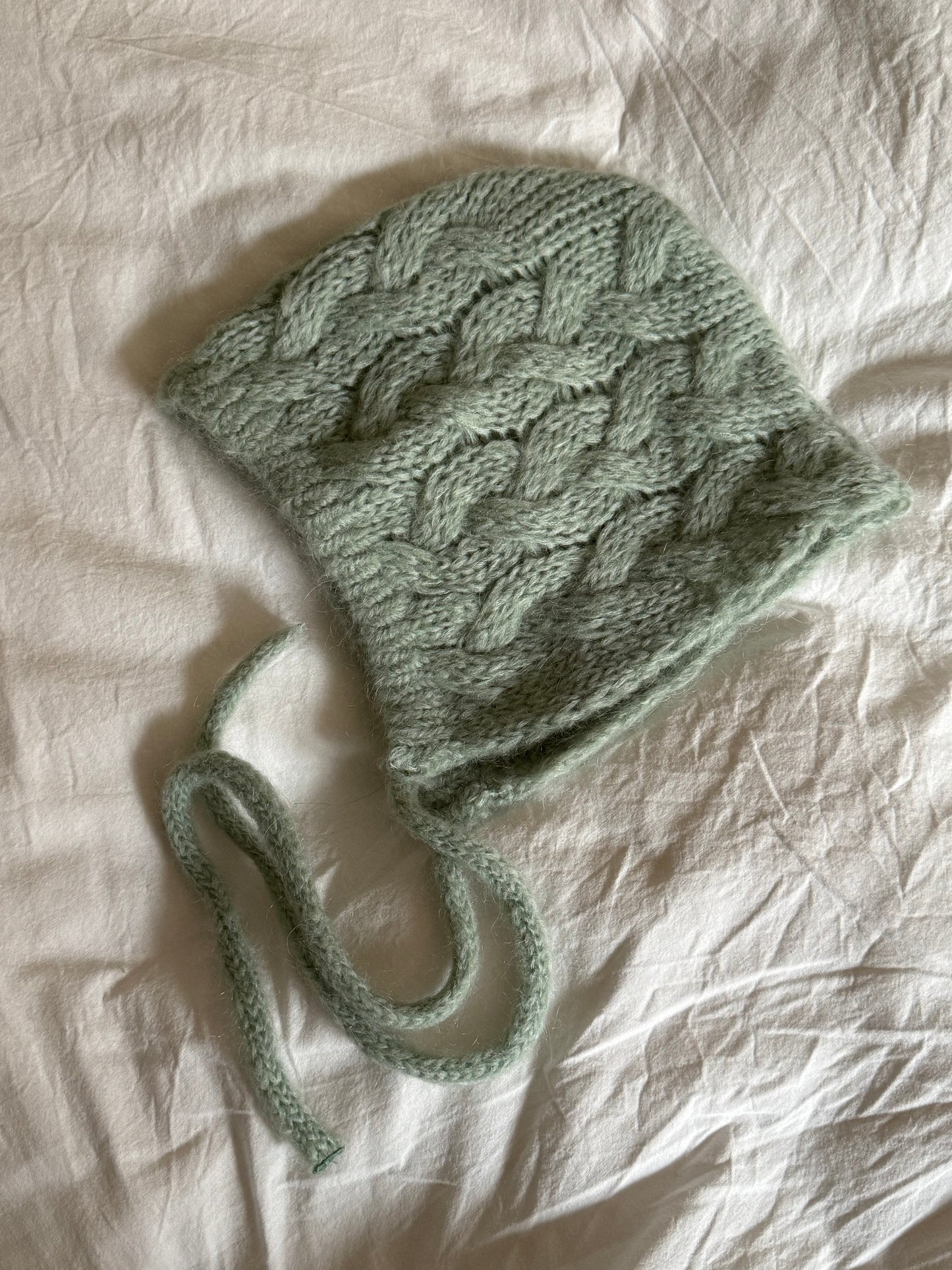 United Colors Of Benneton Mohair Blend Bonnet with Ties