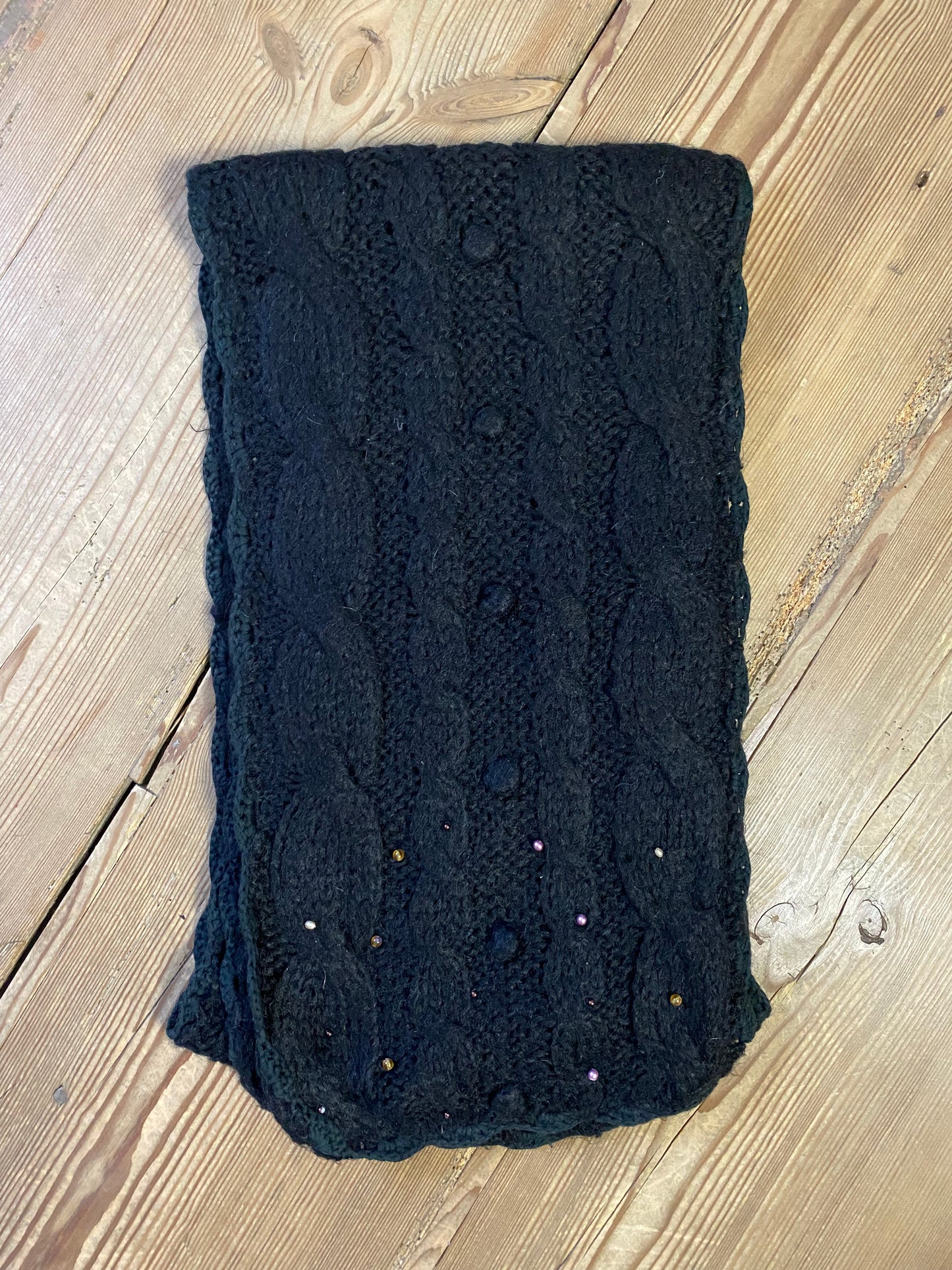 Knitted Vest + Scarf