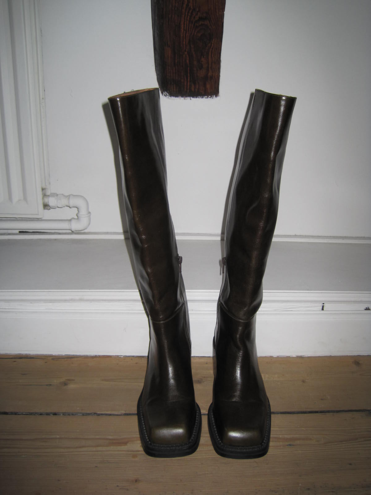 Rabens Saloner Knee High Leather Boots