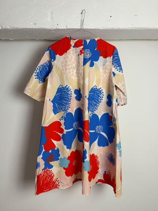 Marimekko A Line Floral Print Shift Dress