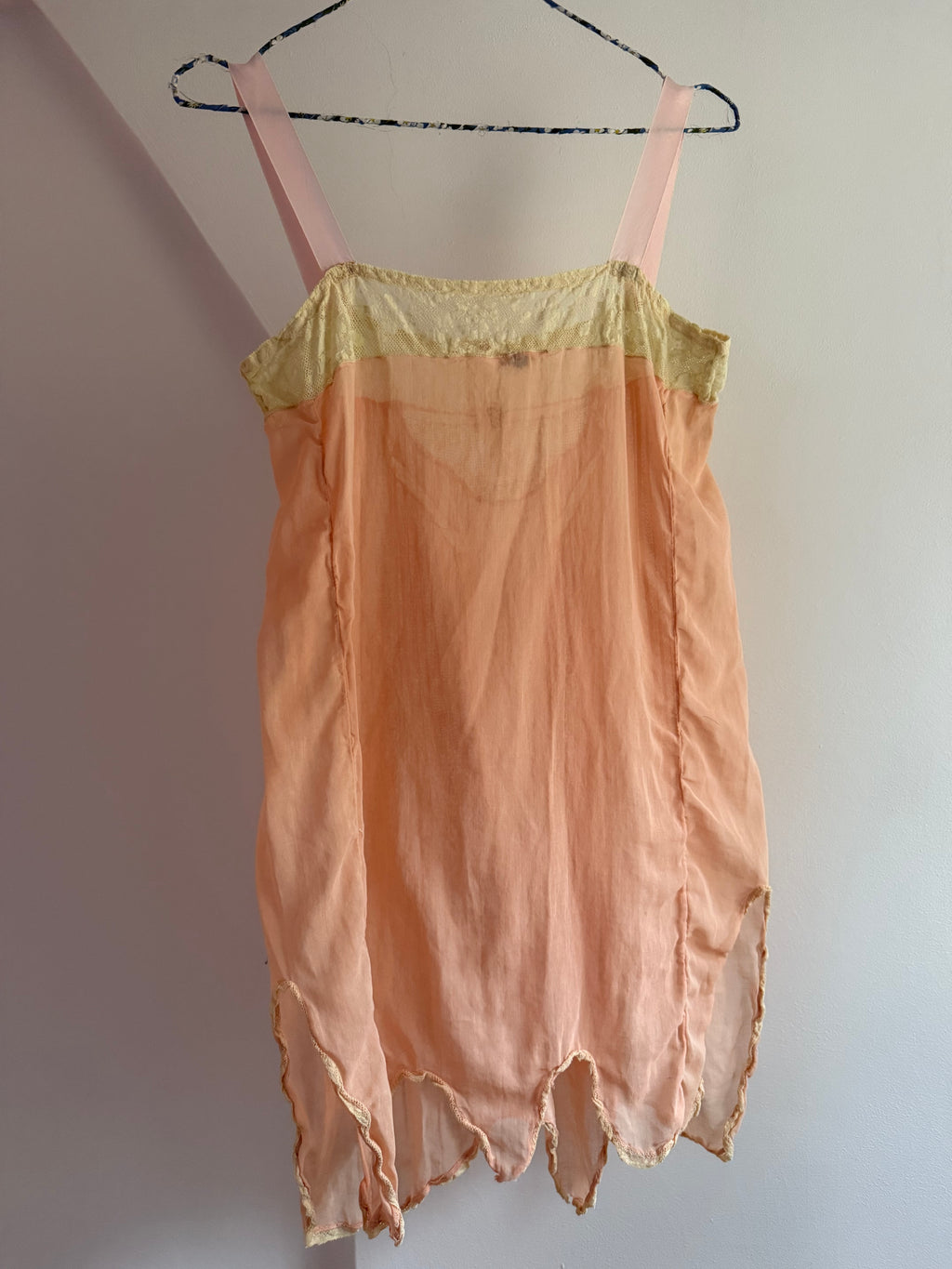 Vintage Long Top with Small Flower Attached