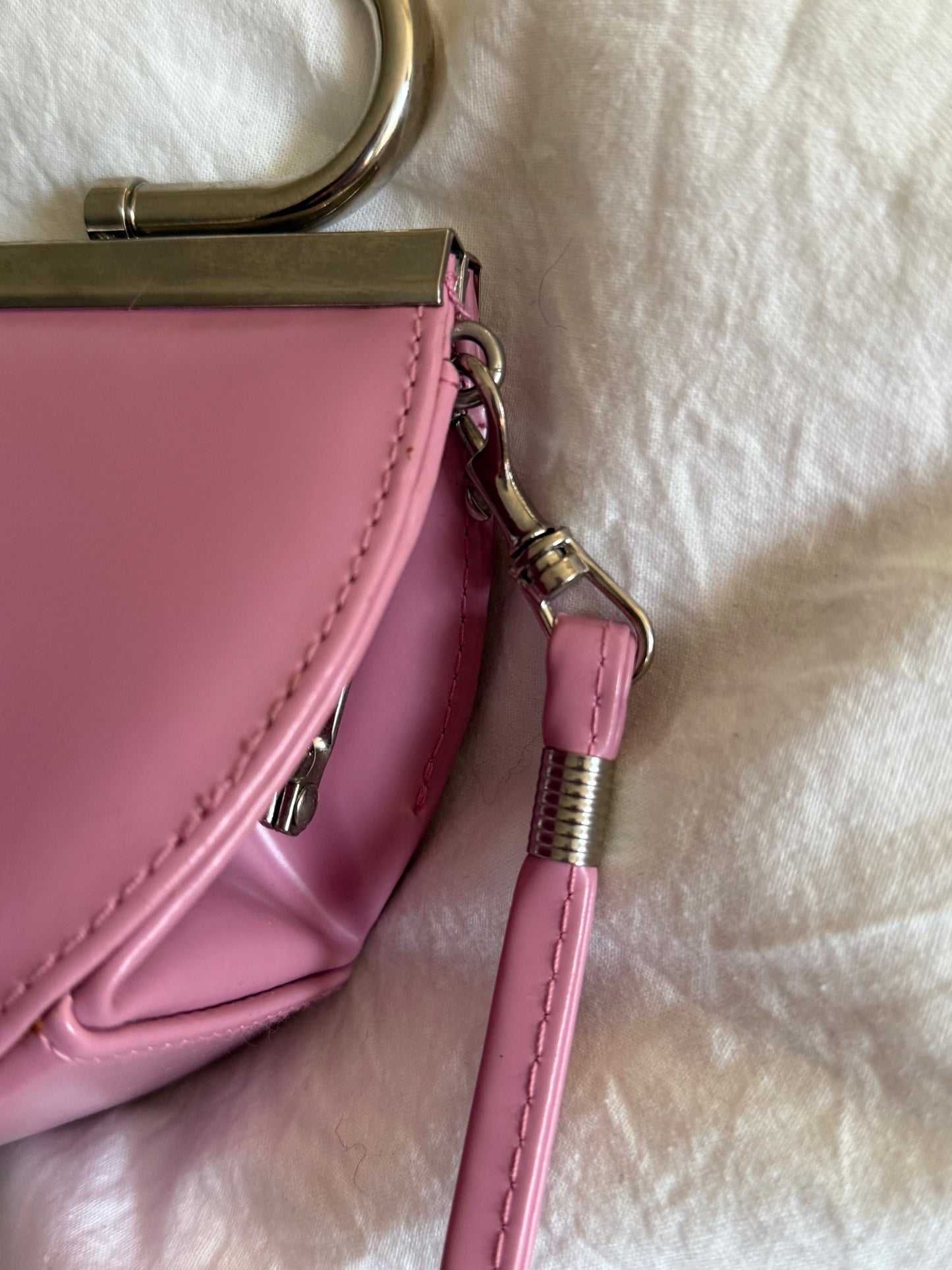 Vintage 00s Pink Bulaggi Clutch/Bag