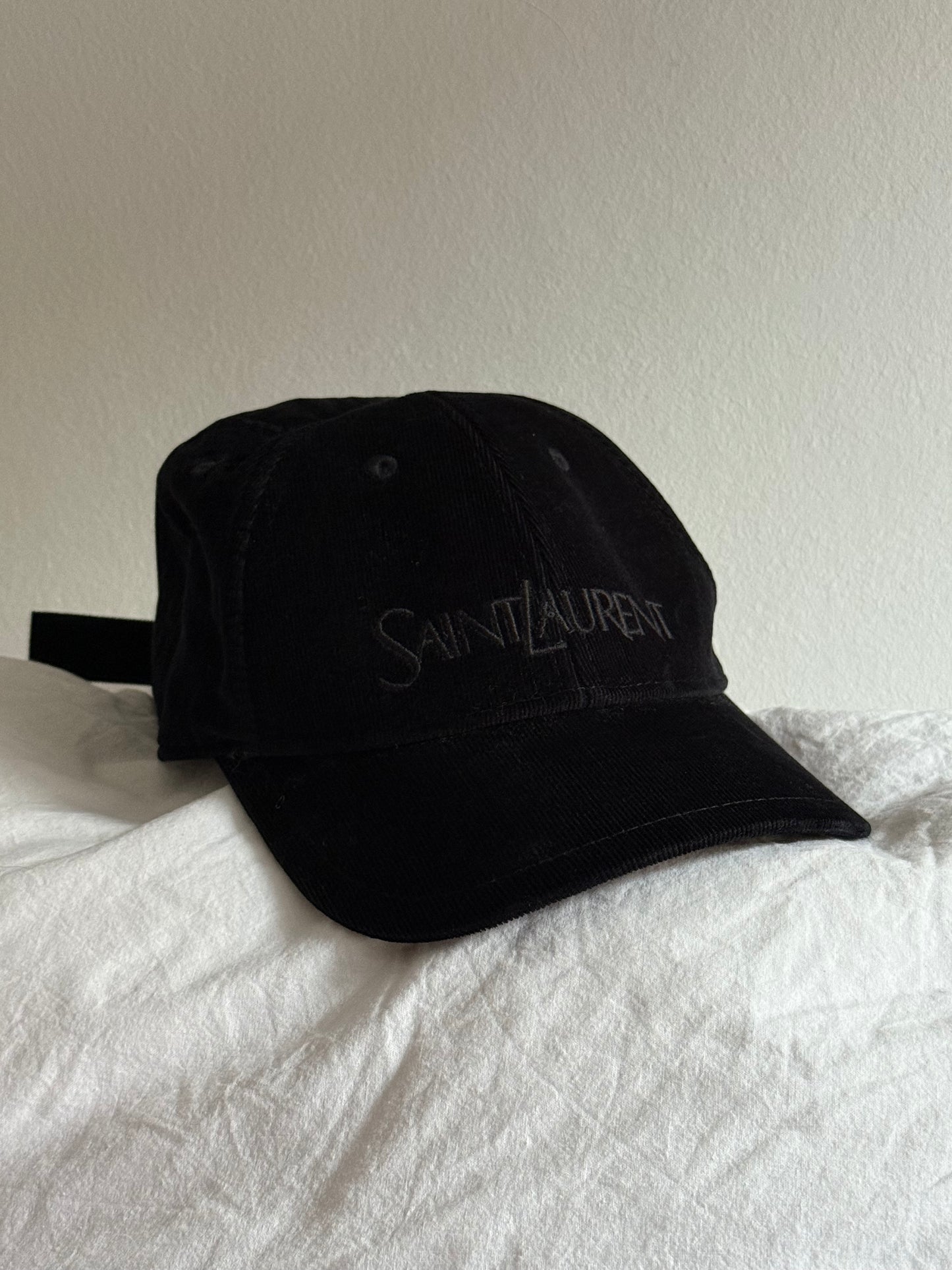 Yves Saint Laurent Velvet Baseball Cap