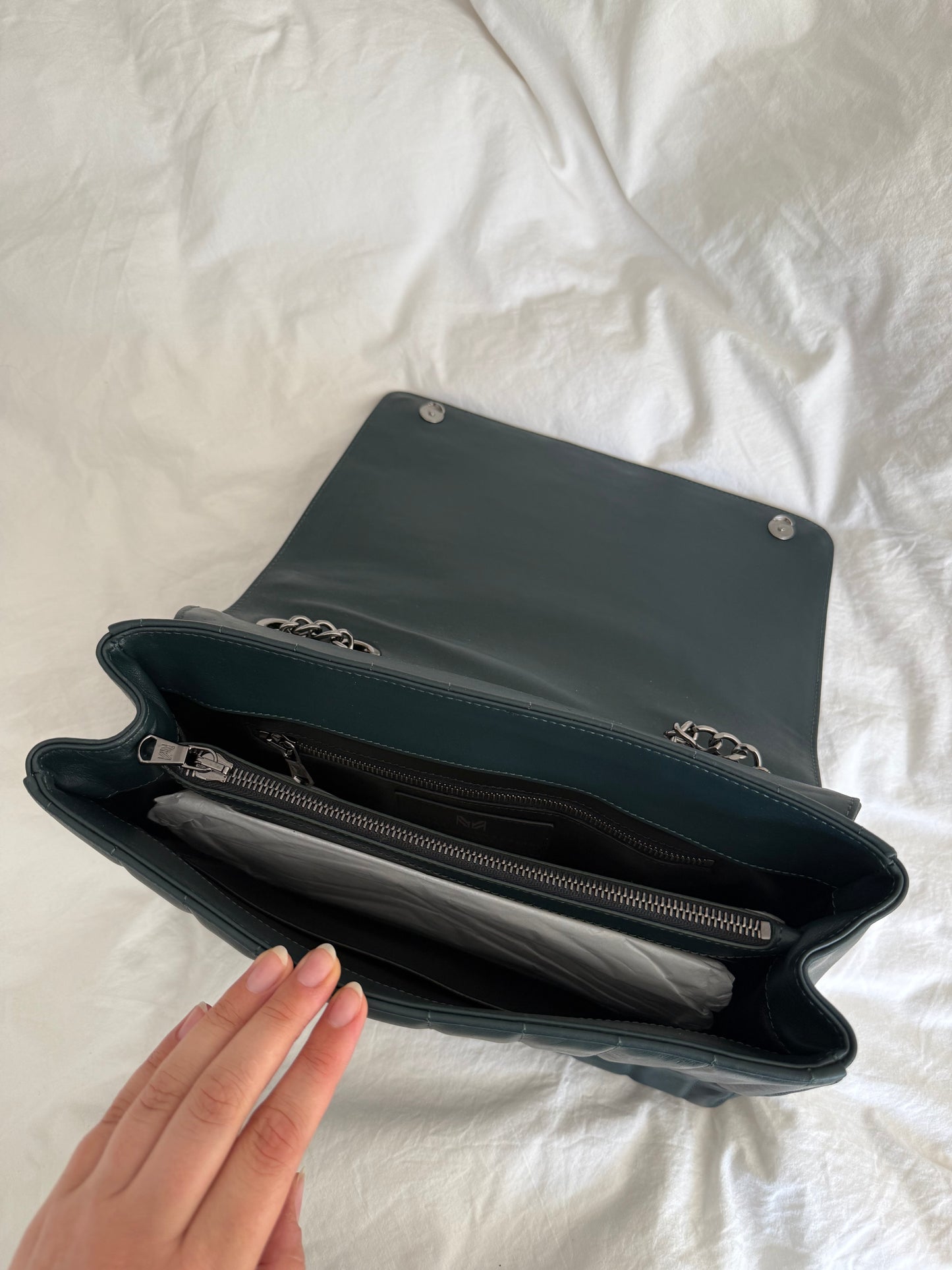 Marcell Von Berlin Teal Crossbody/Shoulder Bag