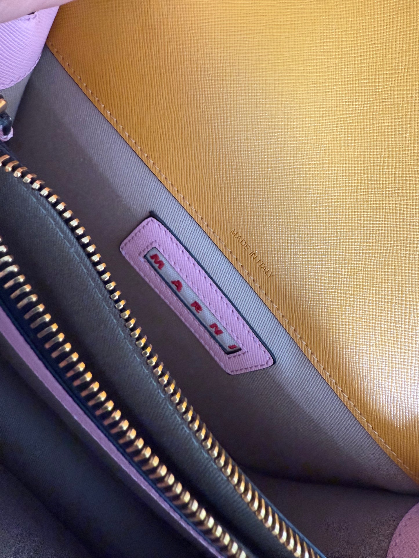 MARNI Saffiano Medium Trunk Bag