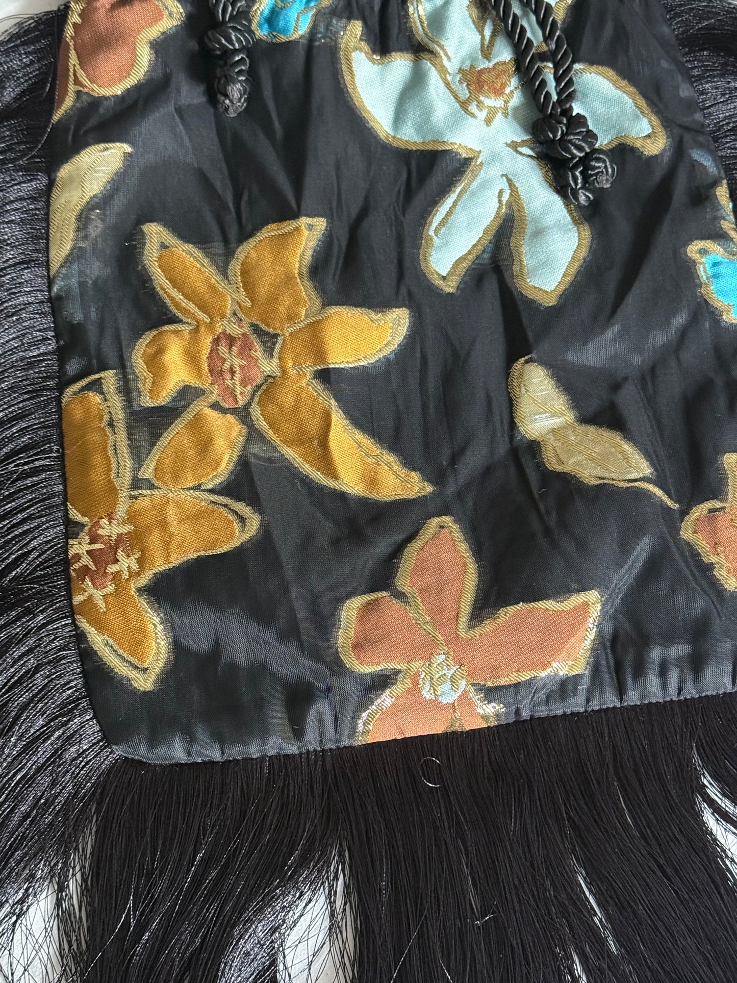 Stine Goya Flower and Fringe Bag